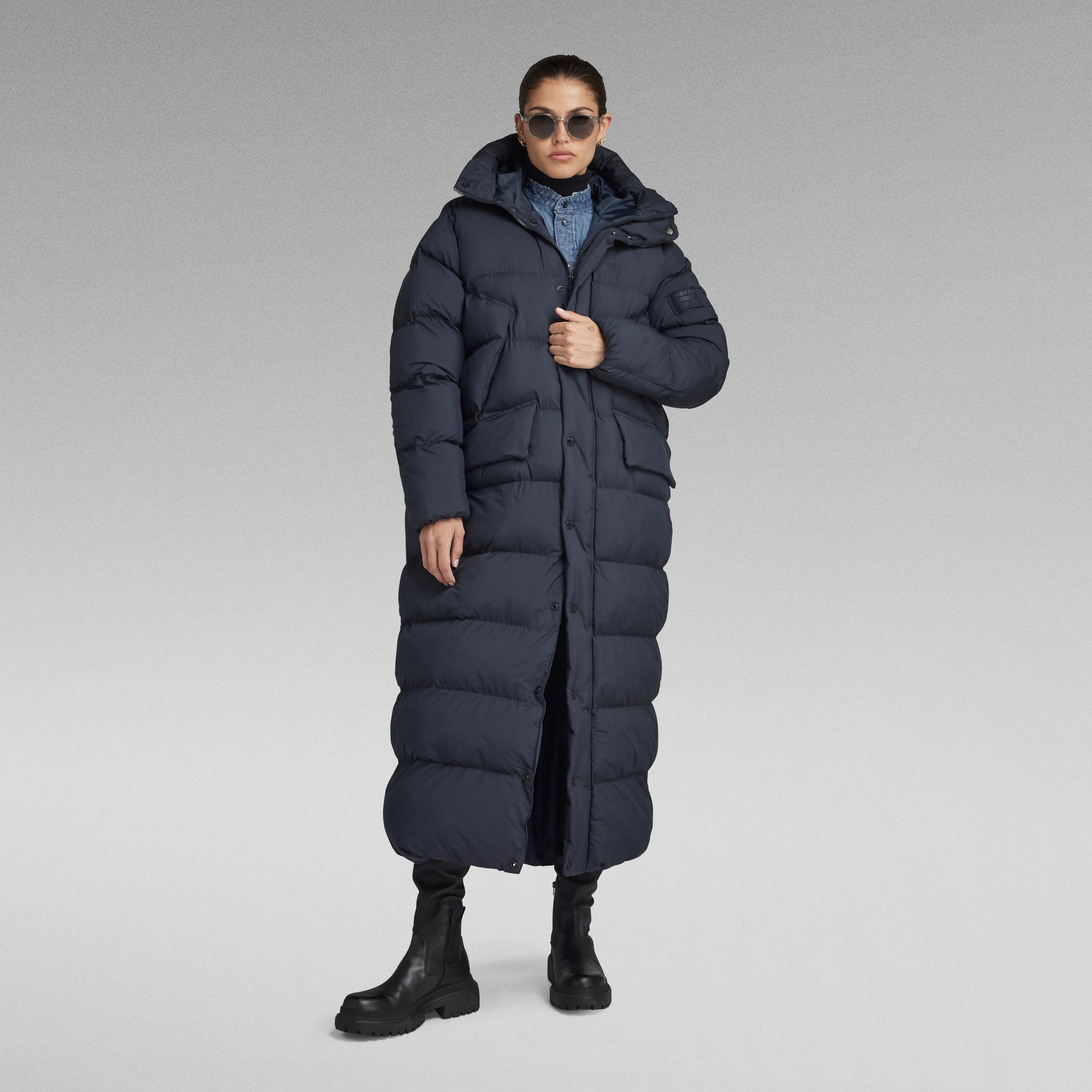 

Whistler Long Puffer - Dark blue - Women