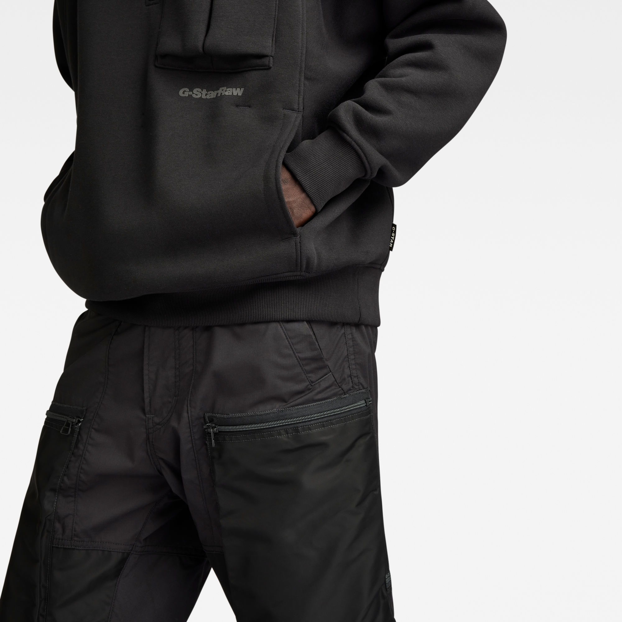 G-Star RAW Anorak Loose Sweater Zwart Heren