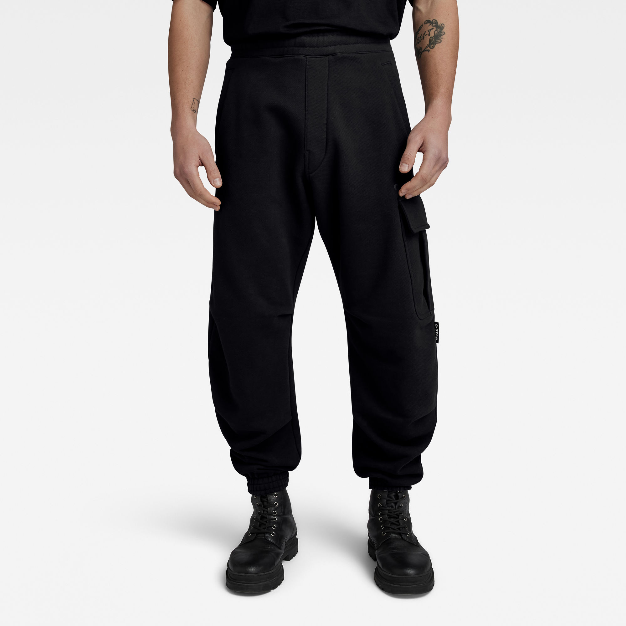 

3D Utility Sweat Pants - Black - Men