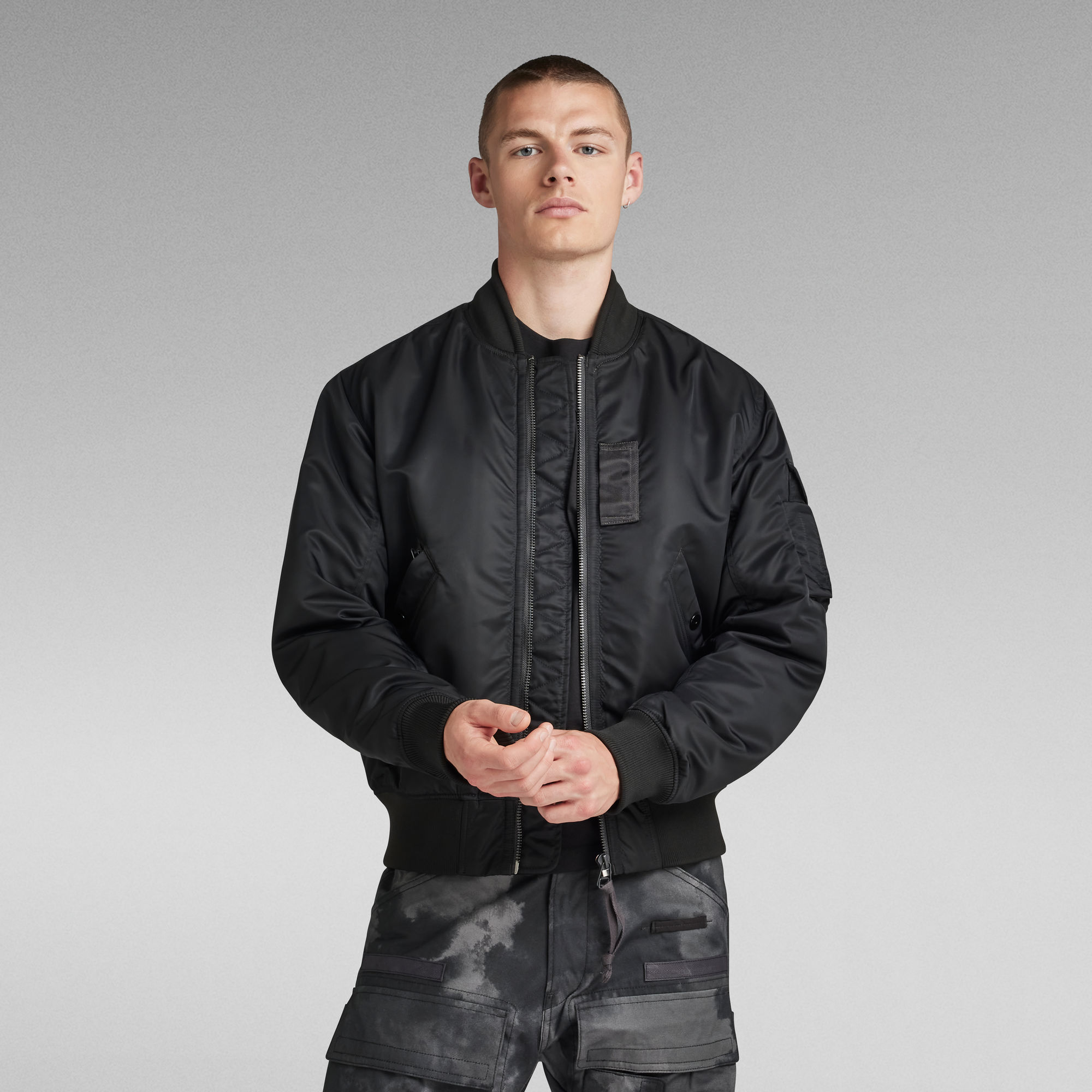 

G-A1 Bomber Jacket - Black - Men