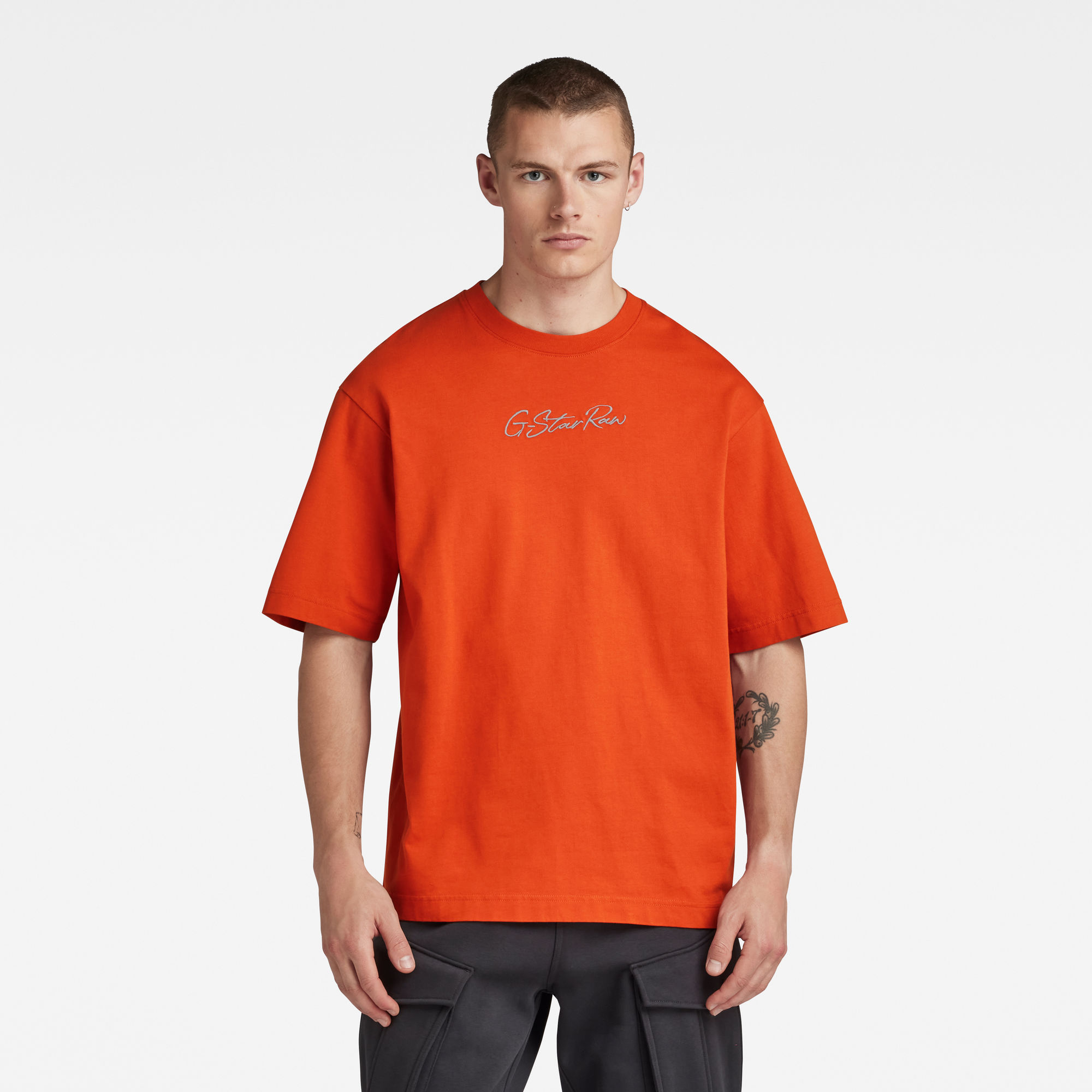 

Autograph Boxy T-Shirt - Orange - Men