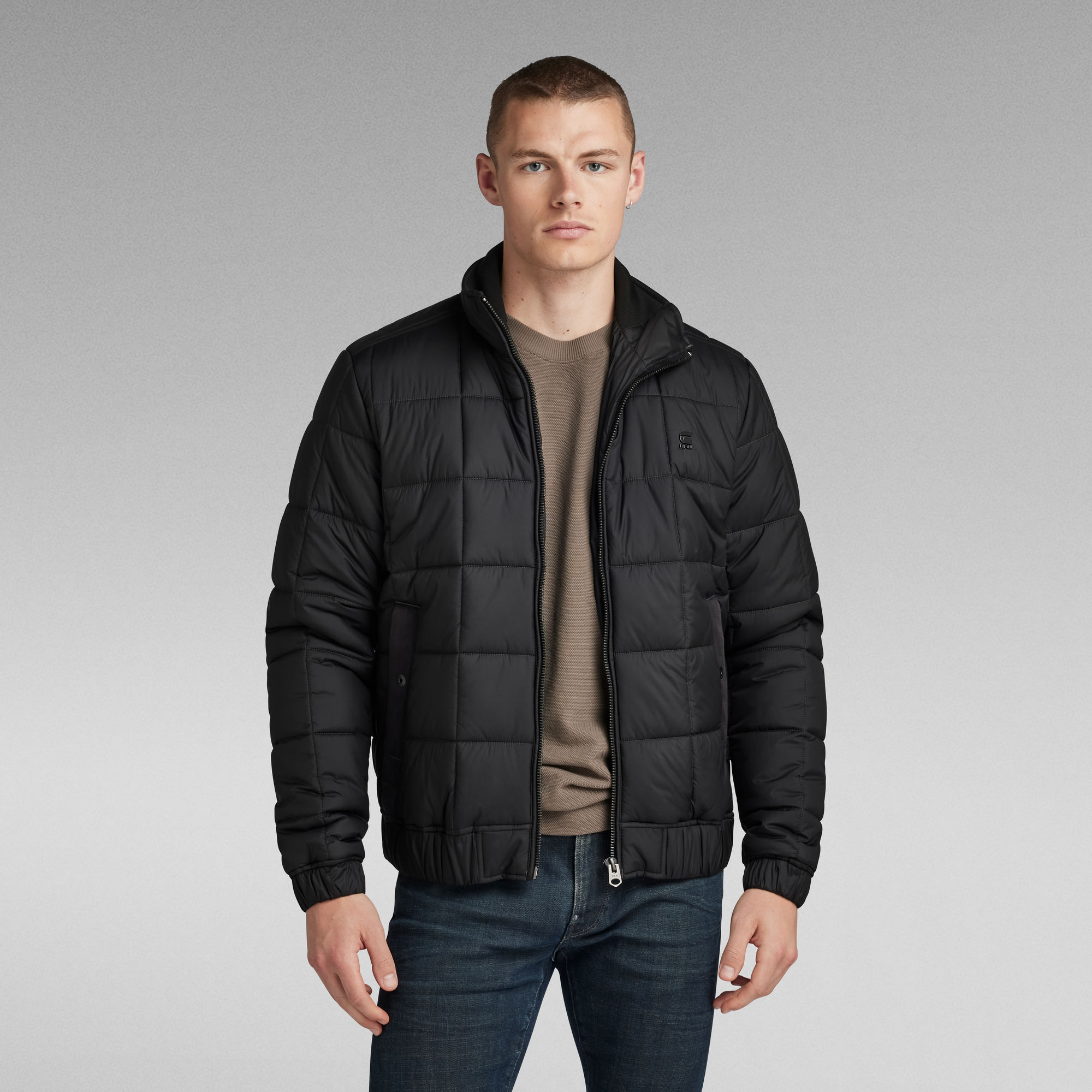 

Meefic Quilted Jacket - Black - Men