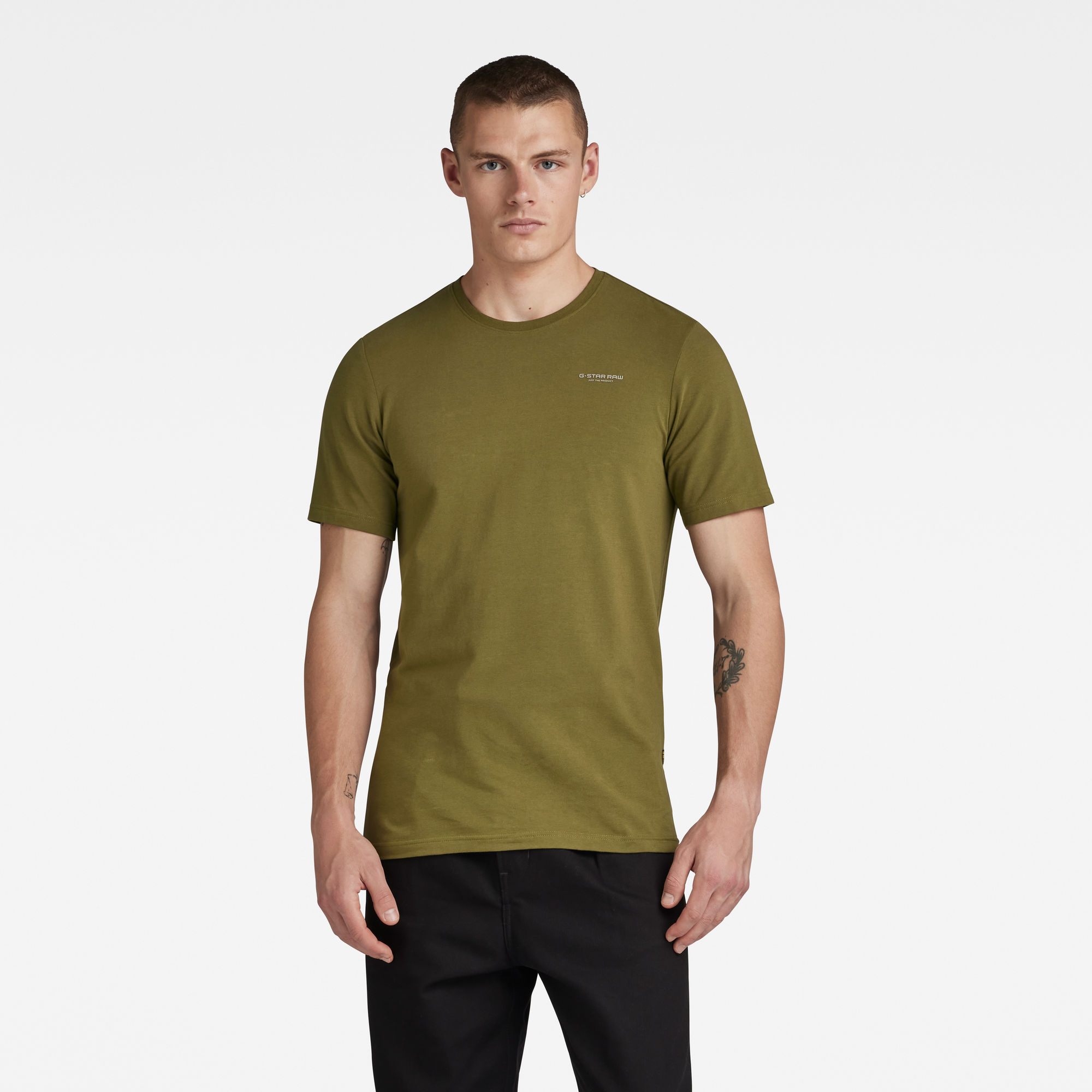 

Slim Base T-Shirt - Green - Men