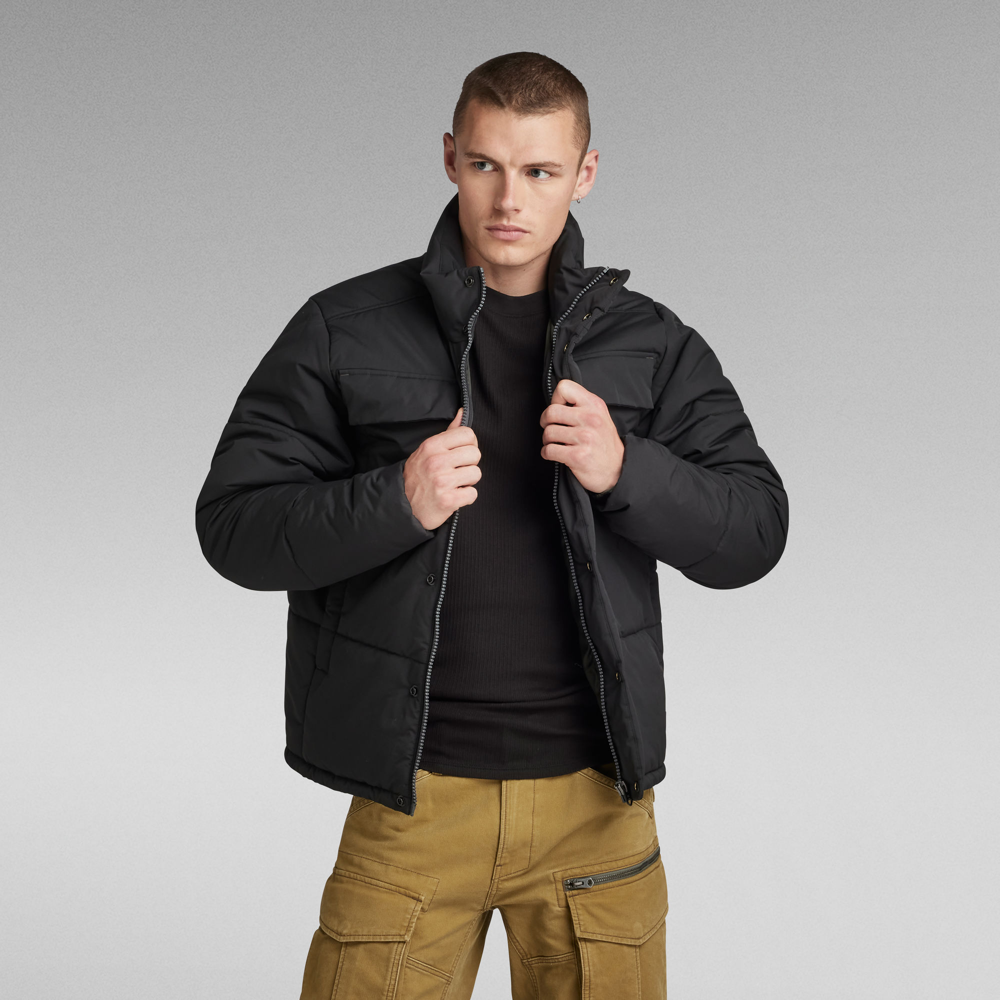 

Foundation Padded Jacket - Black - Men