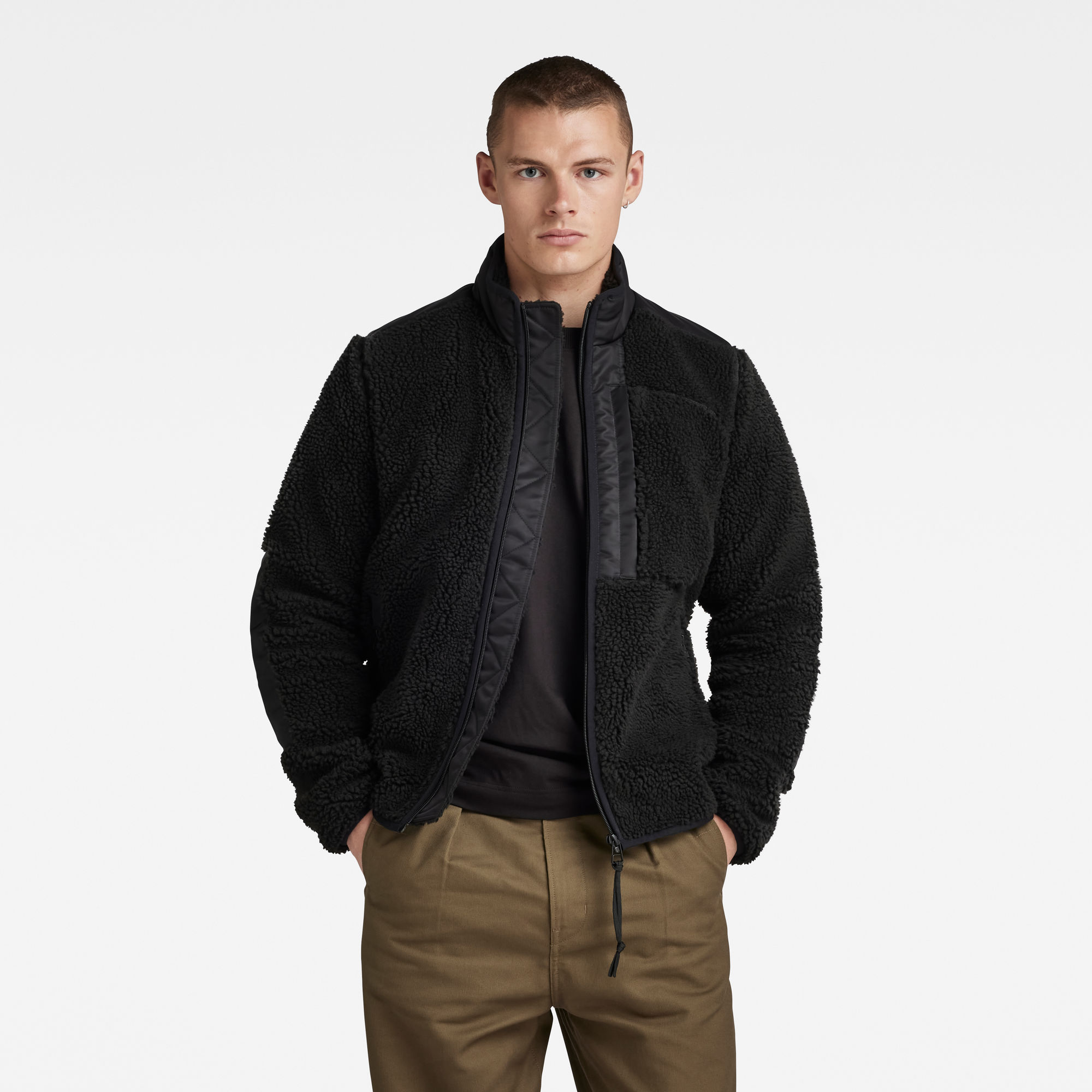 

Fleece Jack - Zwart - Heren