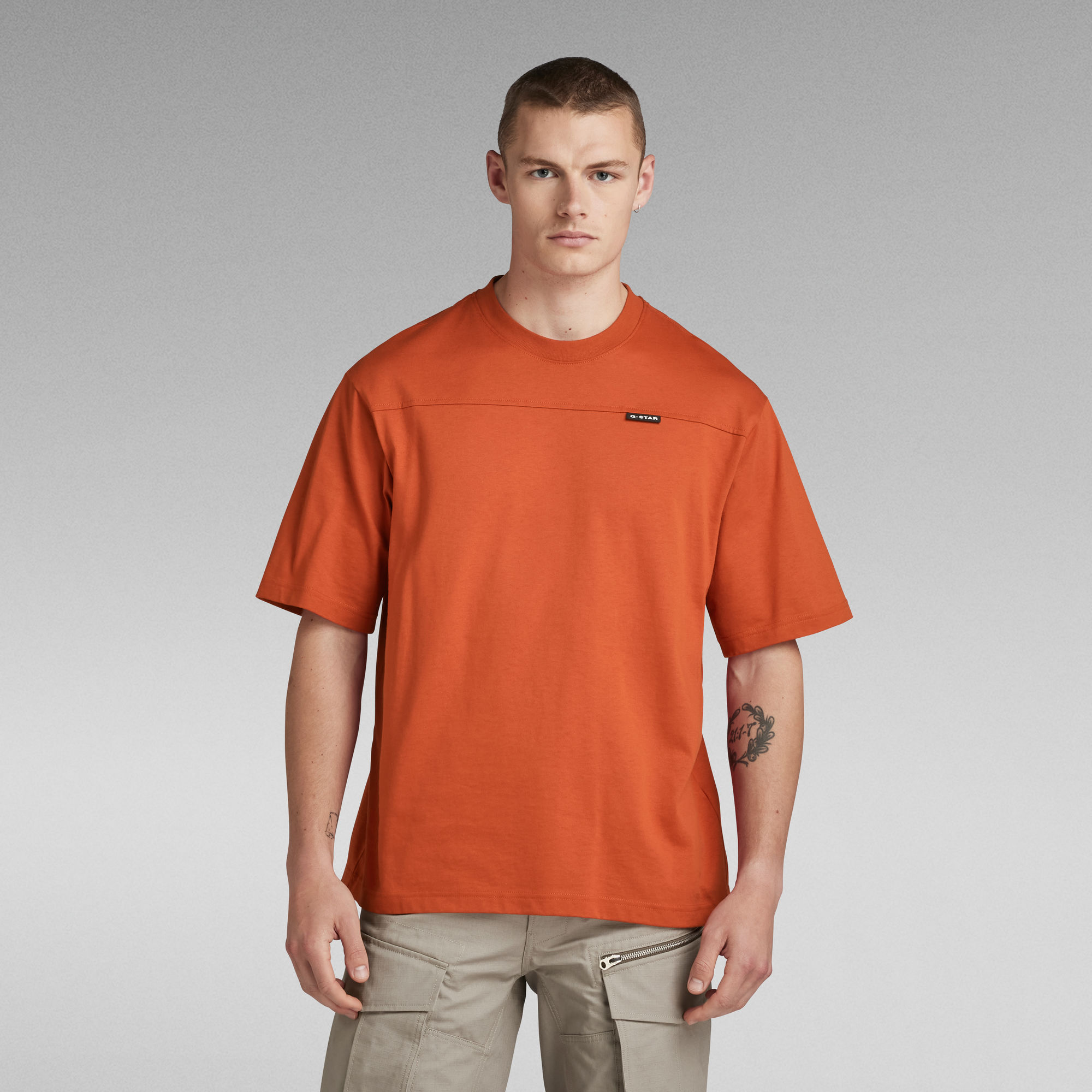 Boxy Base 2.0 T-Shirt - Orange - Herren