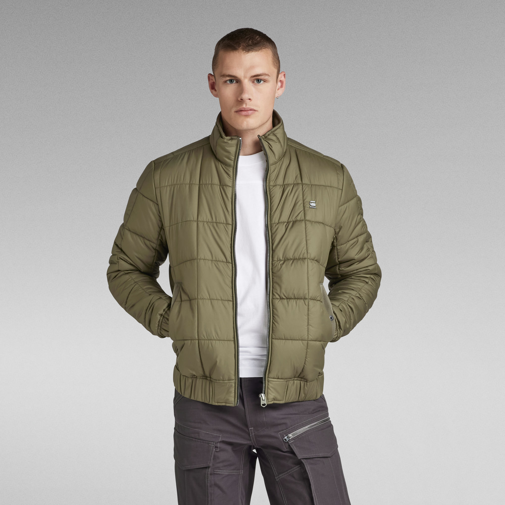 Meefic Quilted Jacke - Grün - Herren