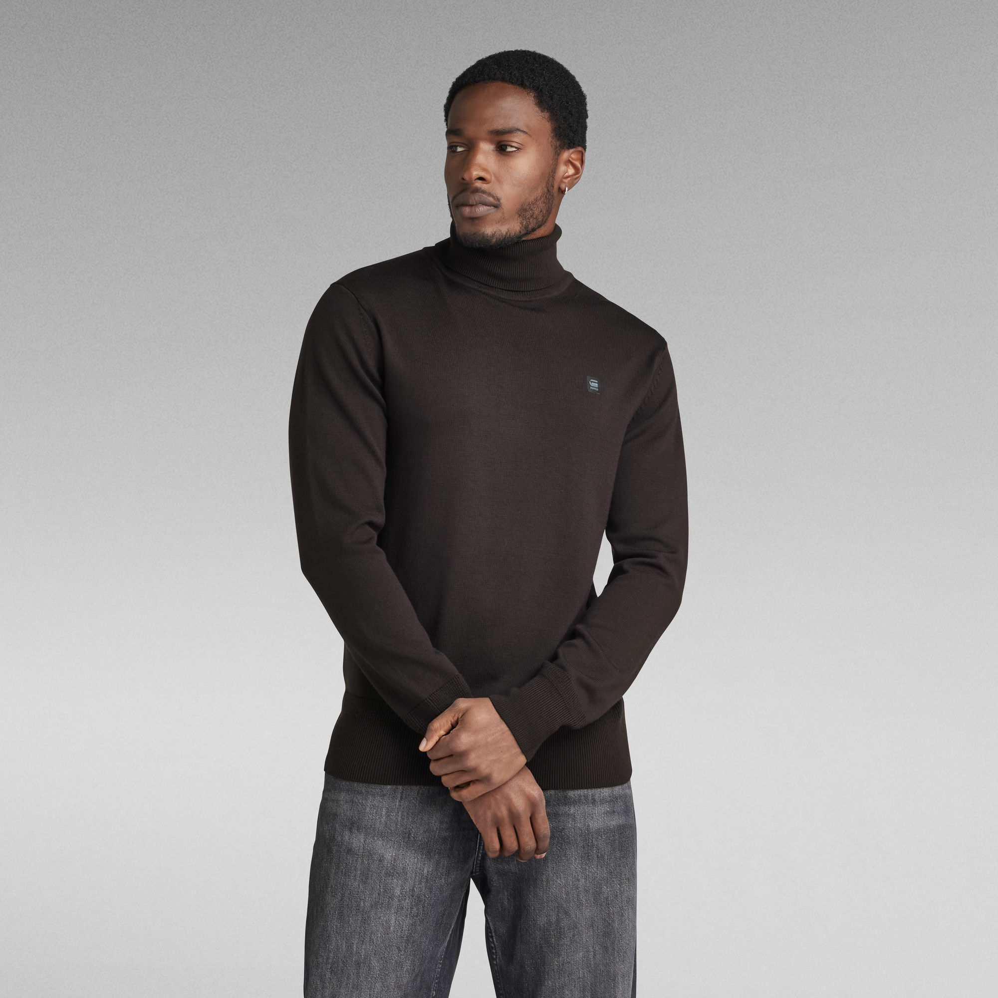 

Premium Core Turtle Knit - Black - Men