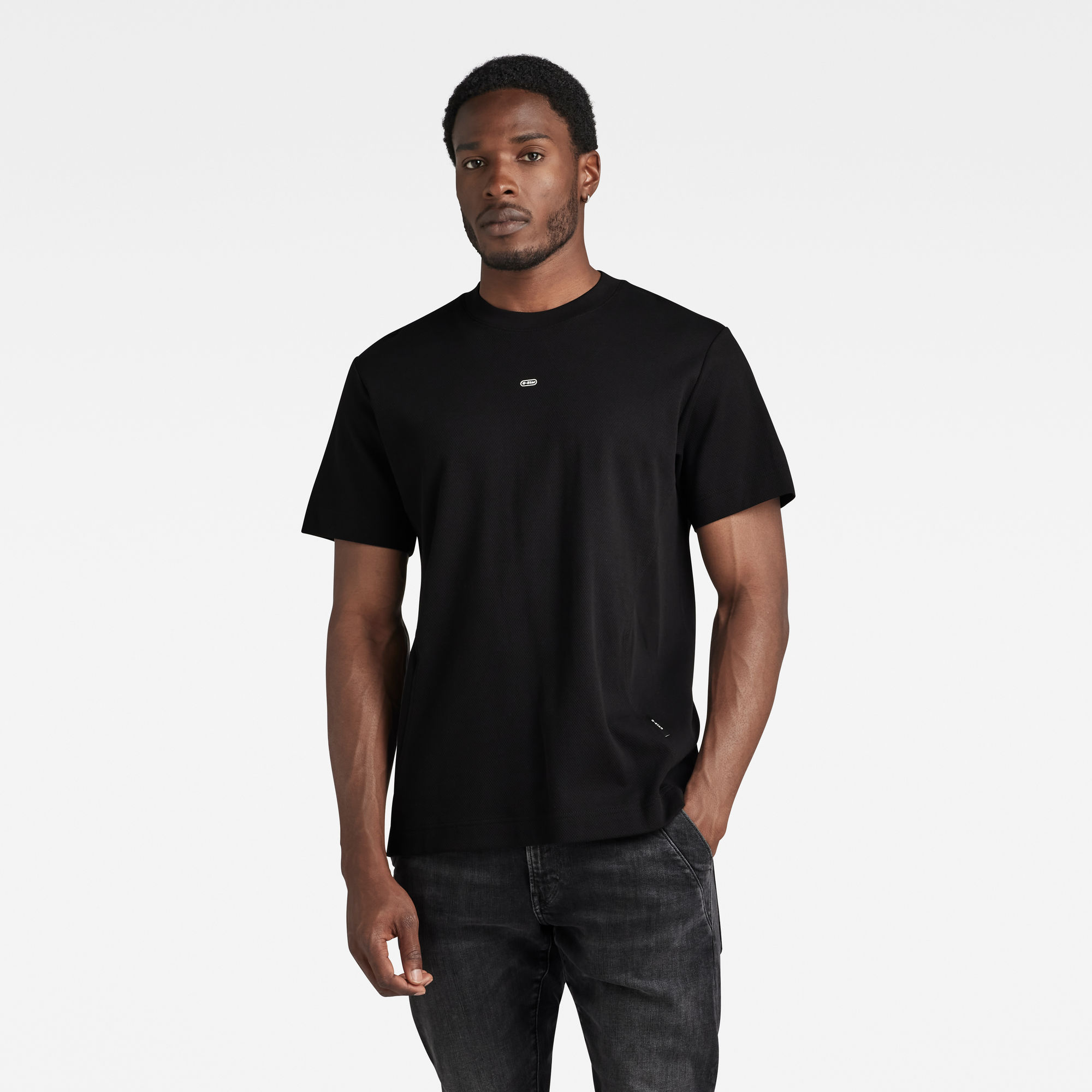 

Moto Loose T-Shirt - Black - Men