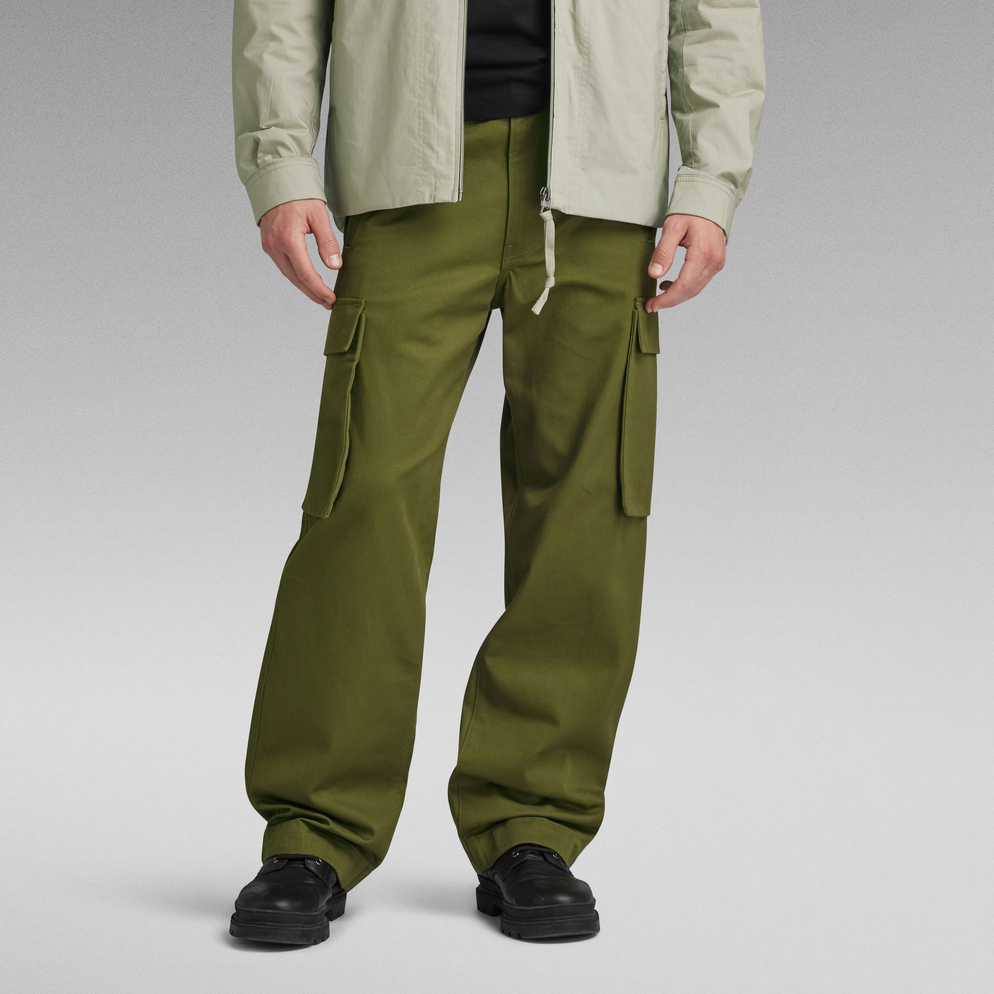 

Renato Straight Cargo Pants - Green - Men