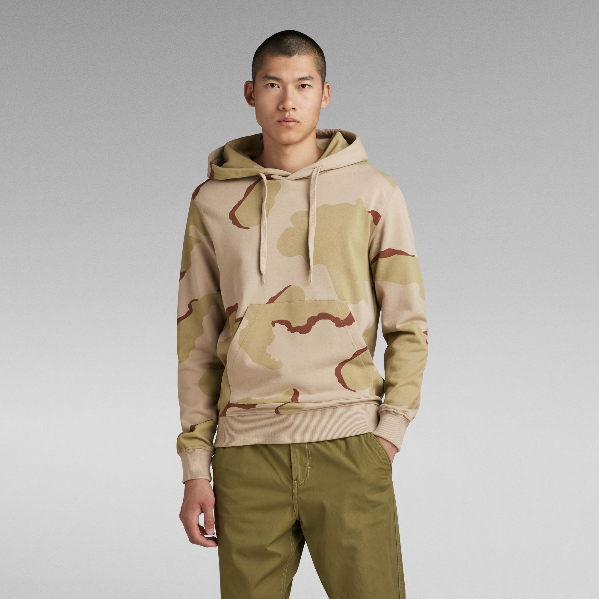 Desert Camo Hoodie - Mehrfarbig - Herren