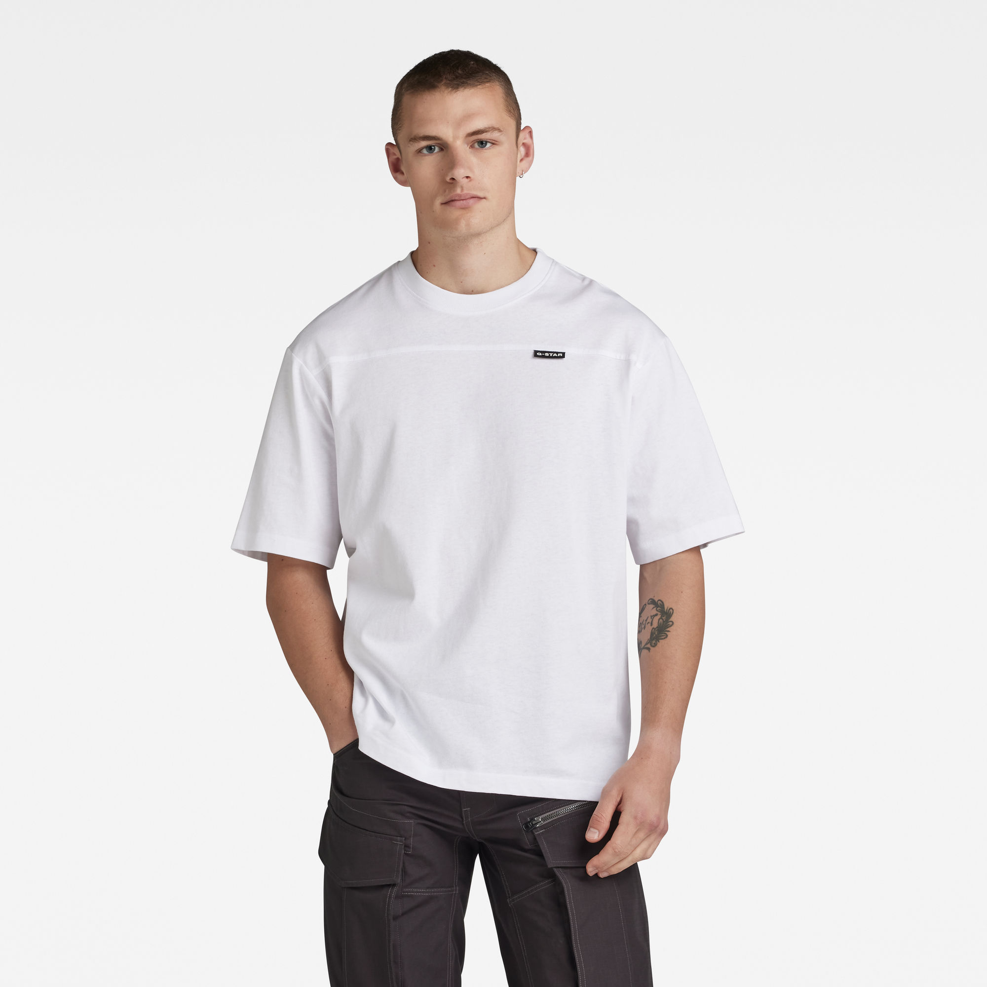 

Oversized T-Shirt Boxy Base 2.0 - Weiß - Herren