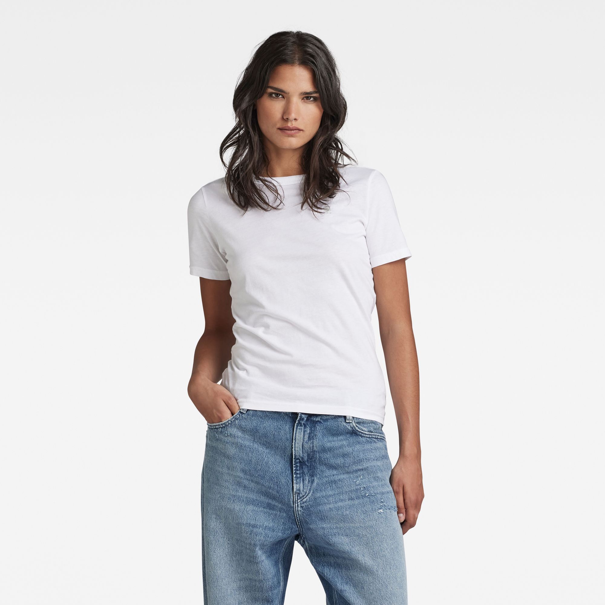 

Core Slim Top - White - Women