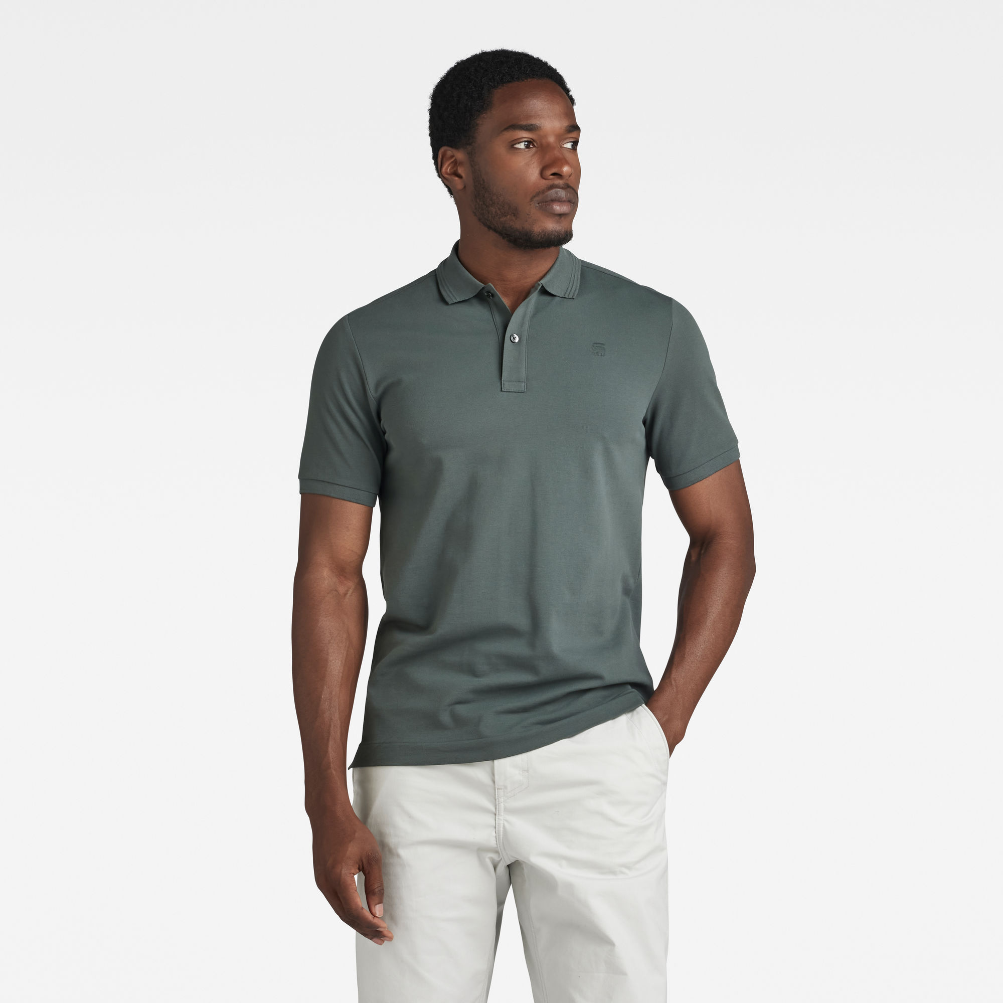 

Dunda Slim Polo - Grijs - Heren