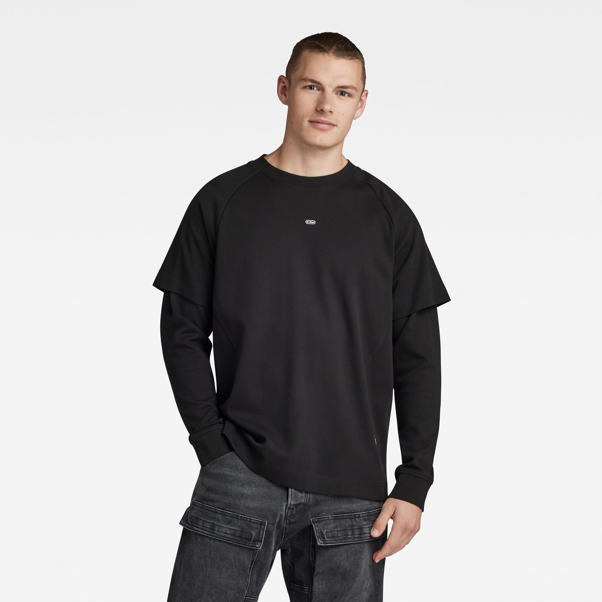 

Moto Loose T-Shirt - Schwarz - Herren