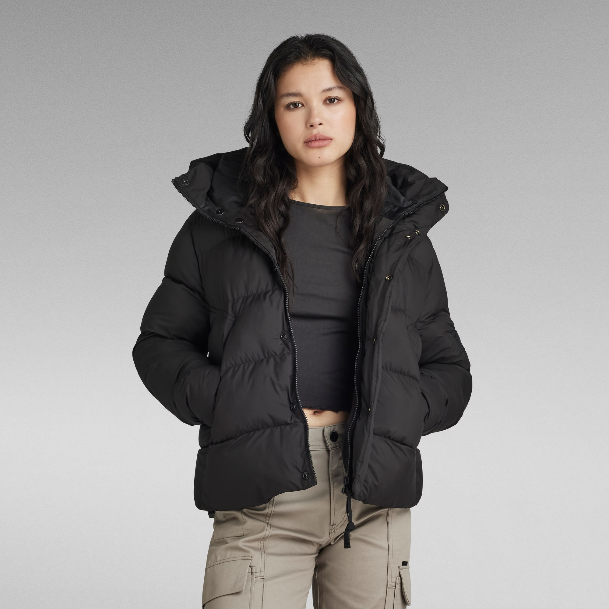 G-Star RAW Whistler Short Puffer Jack - Zwart - Dames