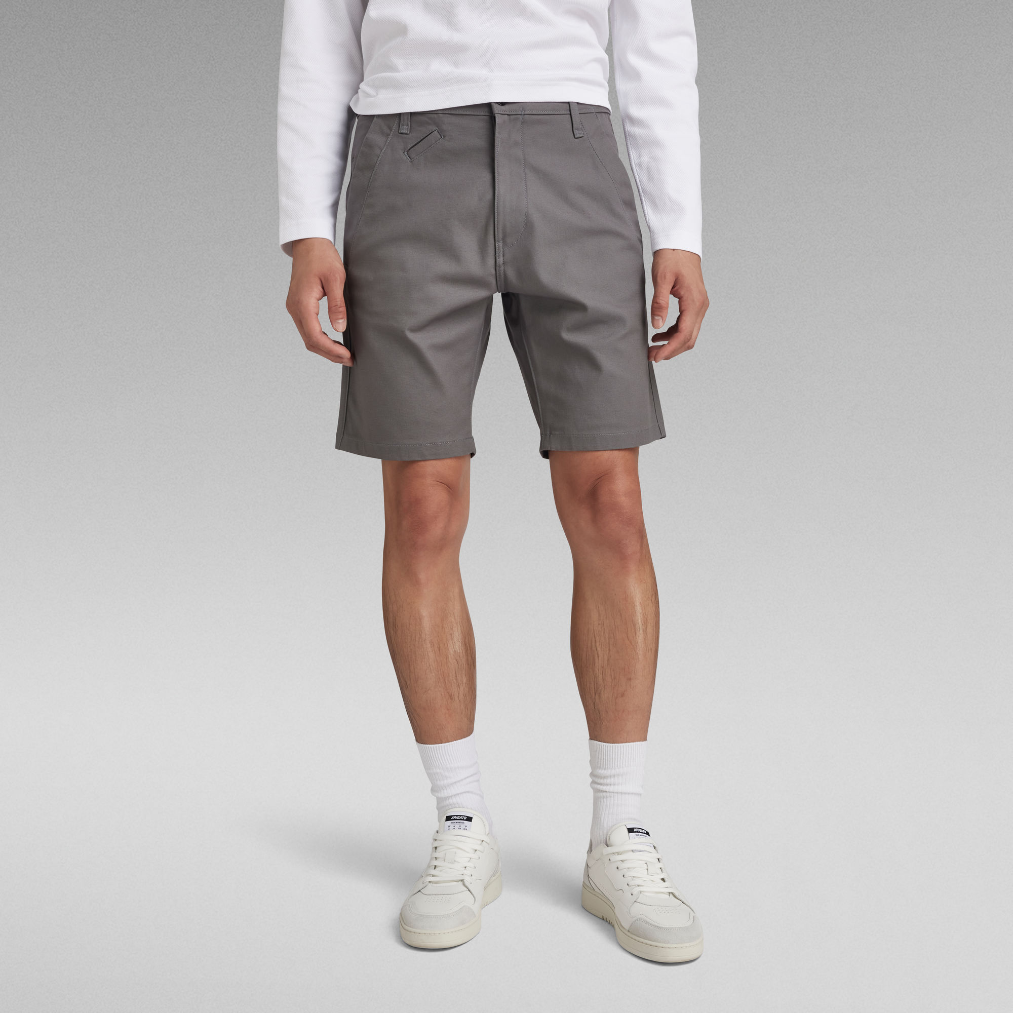 Bronson 2.0 Slim Chino Shorts - Grau - Herren