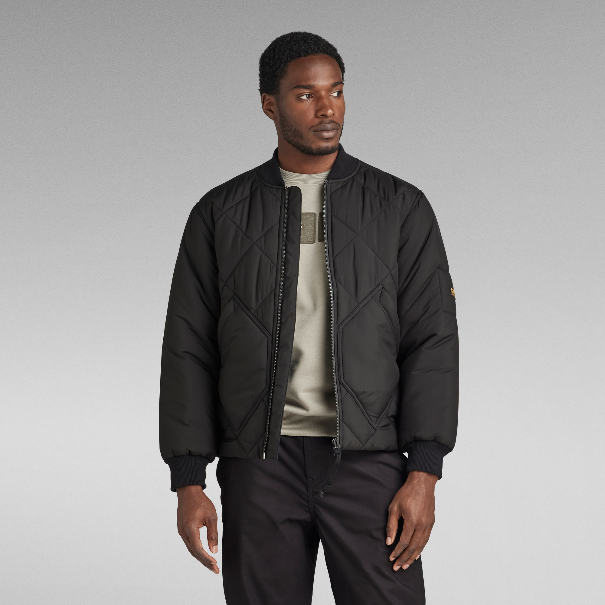 

Diamond Quality Bomber - Black - Men