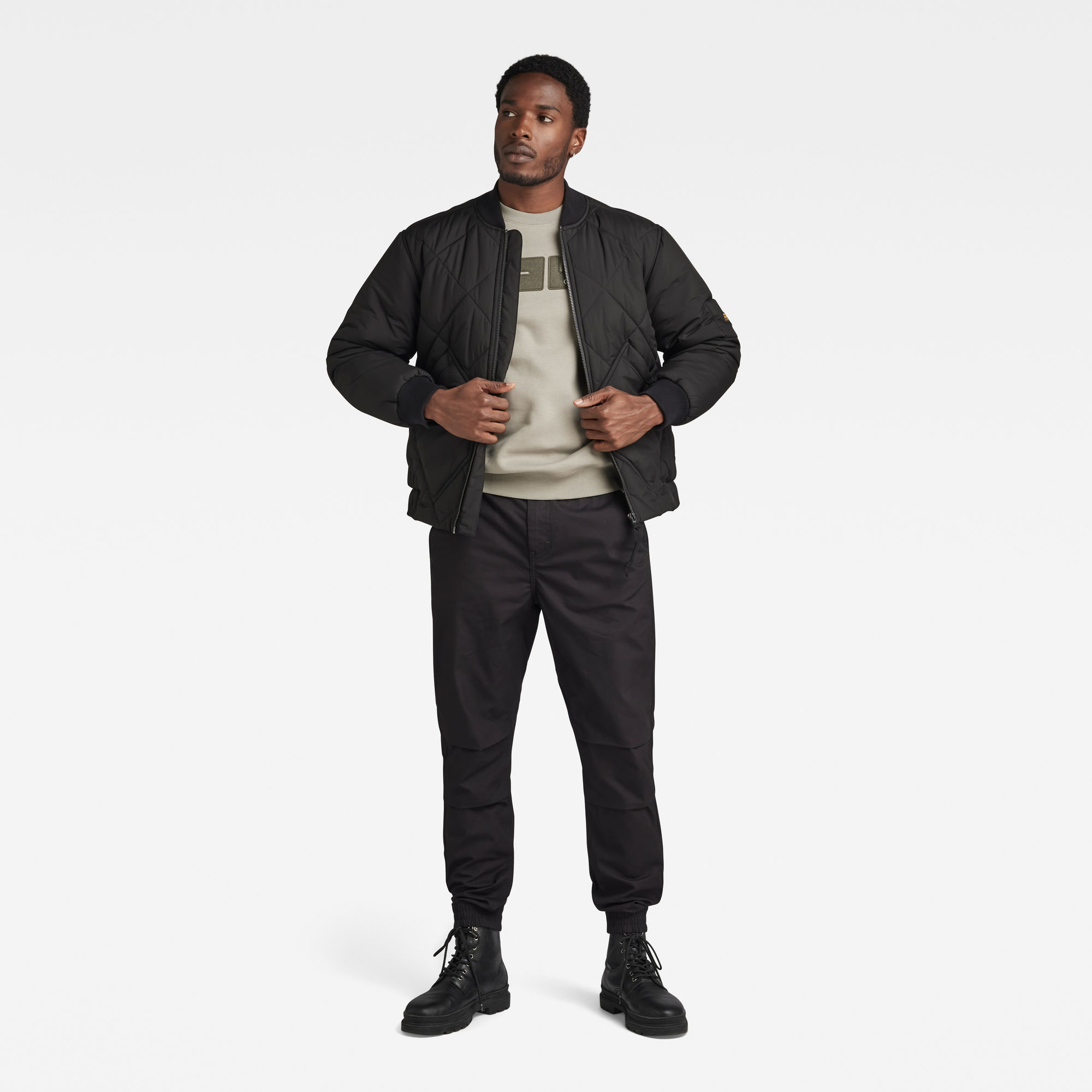 G-Star RAW Diamond Quality Bomberjack Zwart Heren