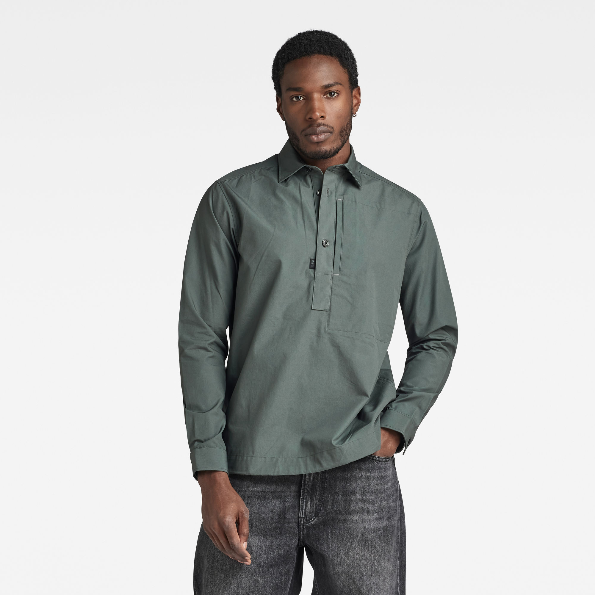 

Anorak Relaxed Shirt - Grijs - Heren