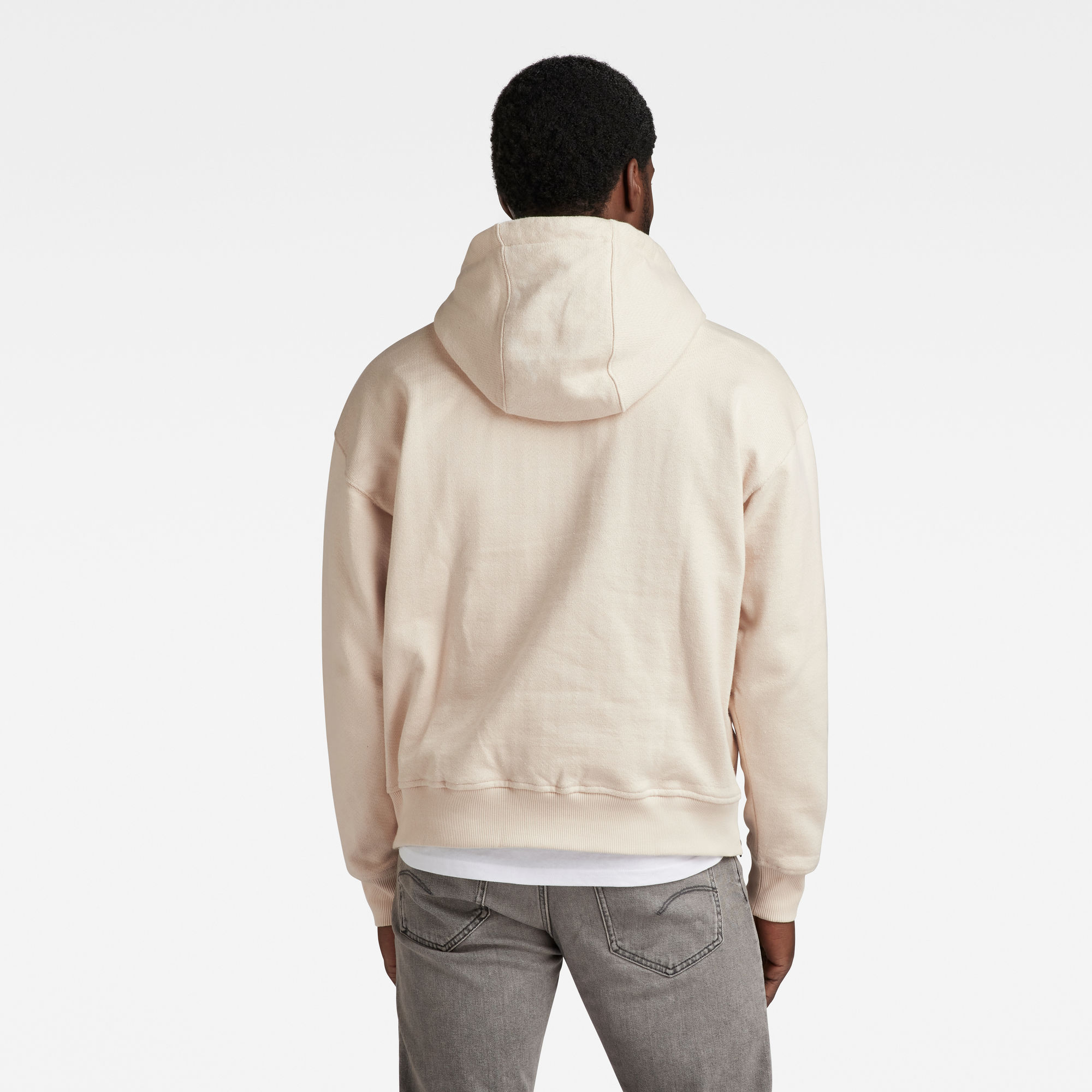 G-Star RAW Flight Deck Loose Hoodie Wit Heren