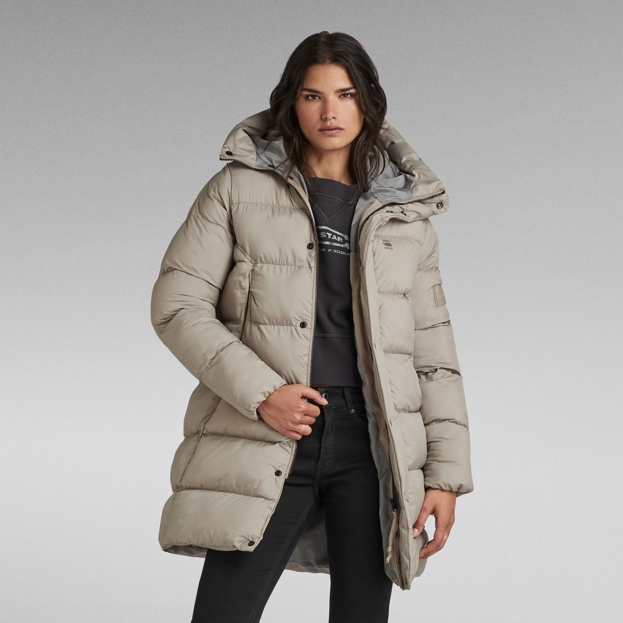 

Whistler Parka Puffer Jacket - Grey - Women