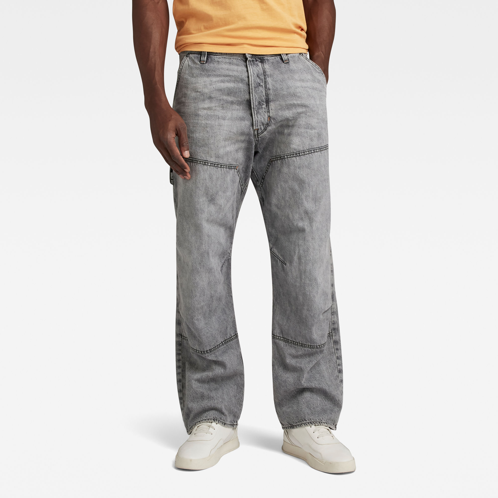 G-Star RAW Carpenter 3D Loose Jeans Grijs Heren