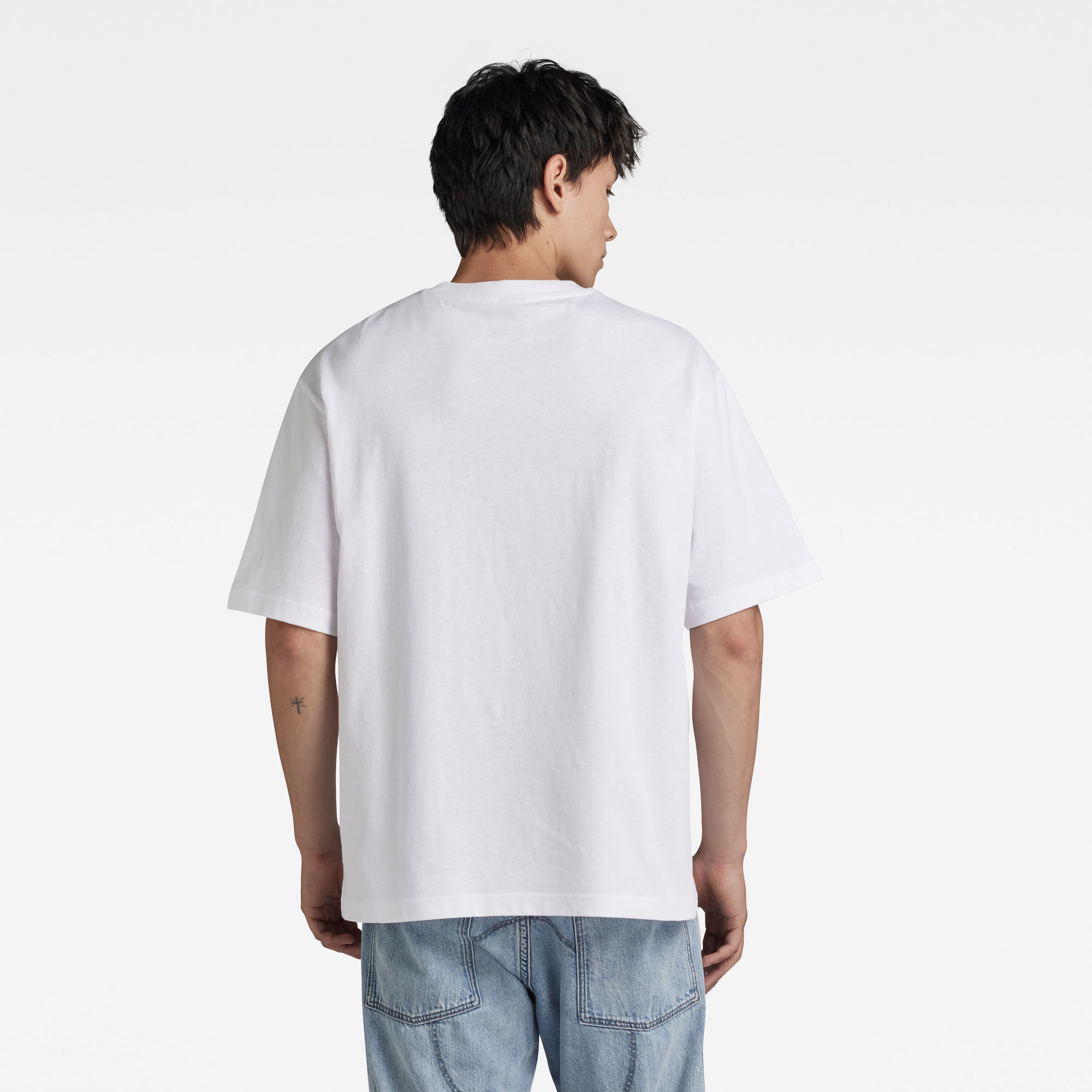 G-Star RAW Center Chest Boxy T-Shirt Wit Heren
