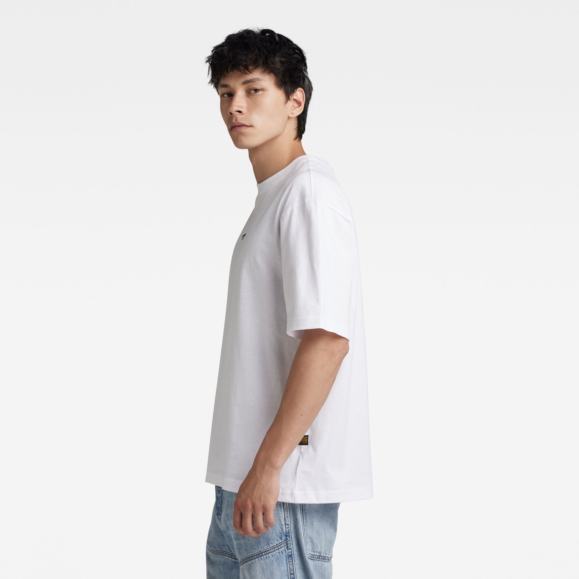 G-Star RAW Center Chest Boxy T-Shirt Wit Heren