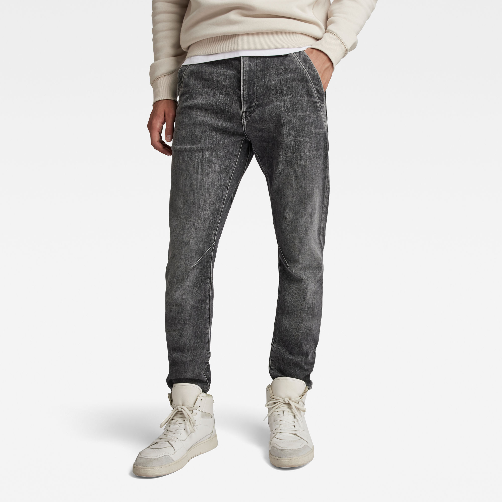 

Kairori 3D Slim Jeans - Grey - Men