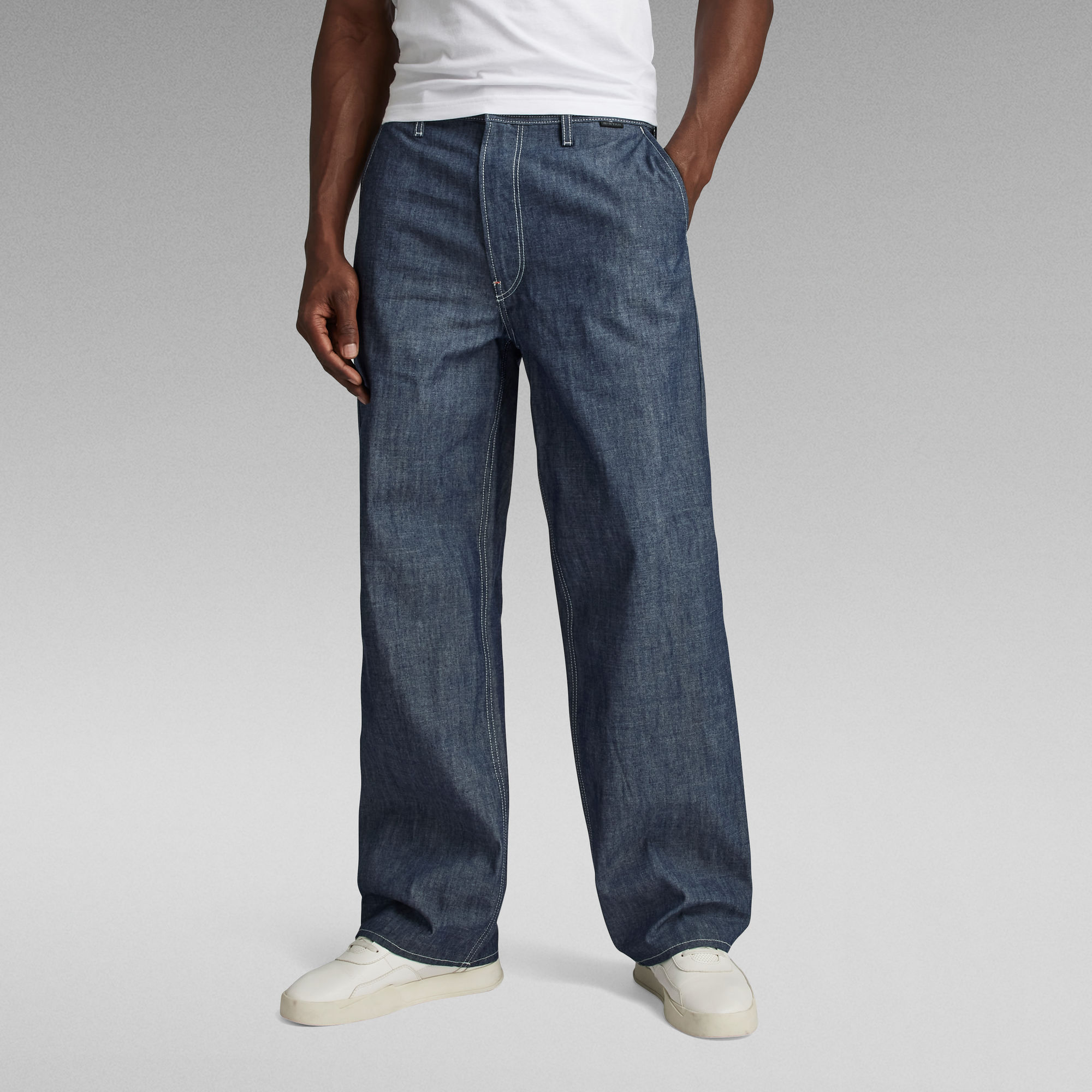 Modson Straight Chino - Dunkelblau - Herren