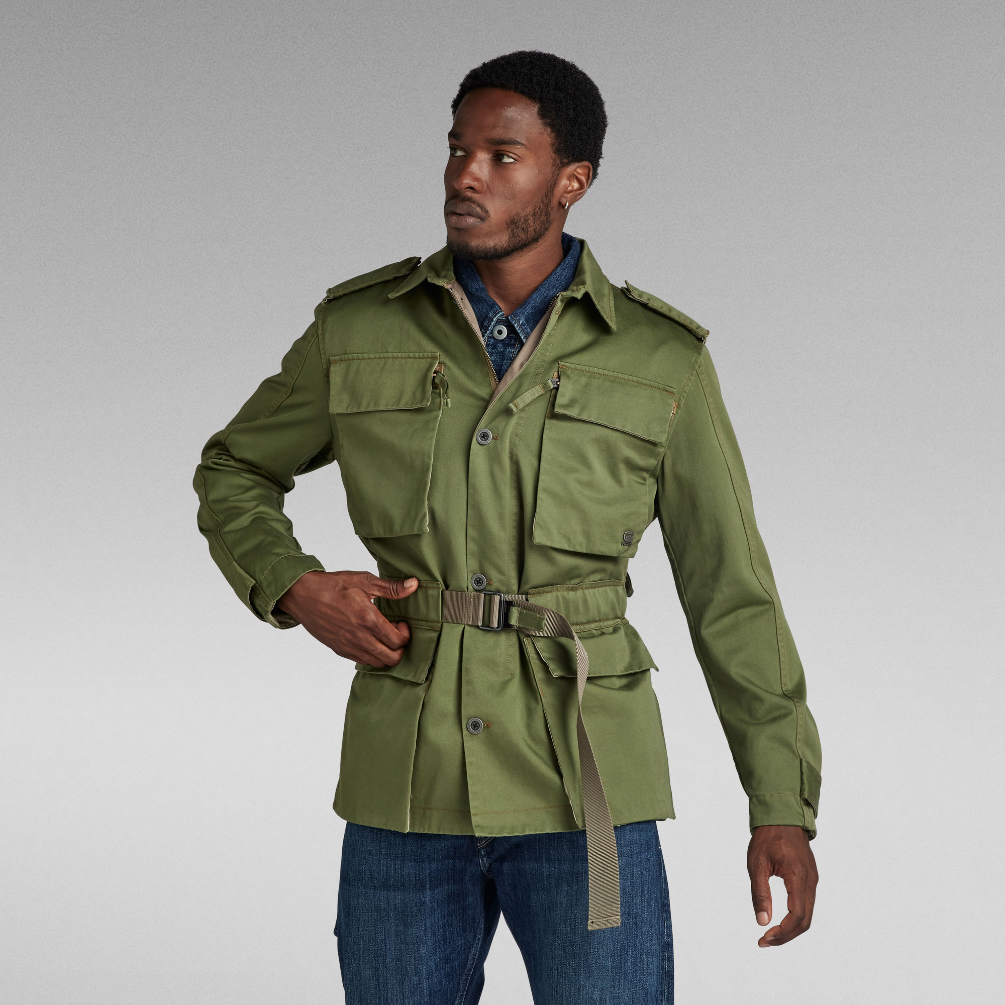 

R-3N Relaxed Field Jacket - Green - Men