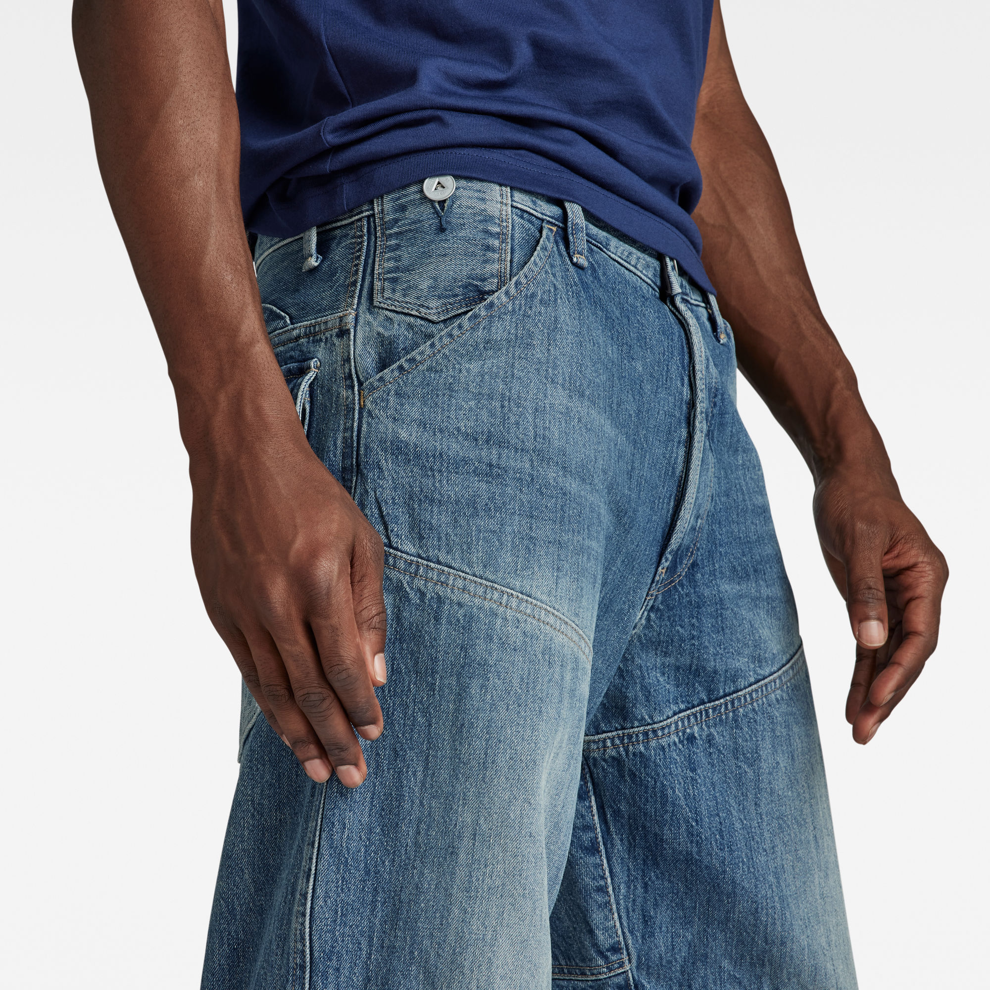 G-Star RAW 5620 3D Loose Jeans Midden blauw Heren