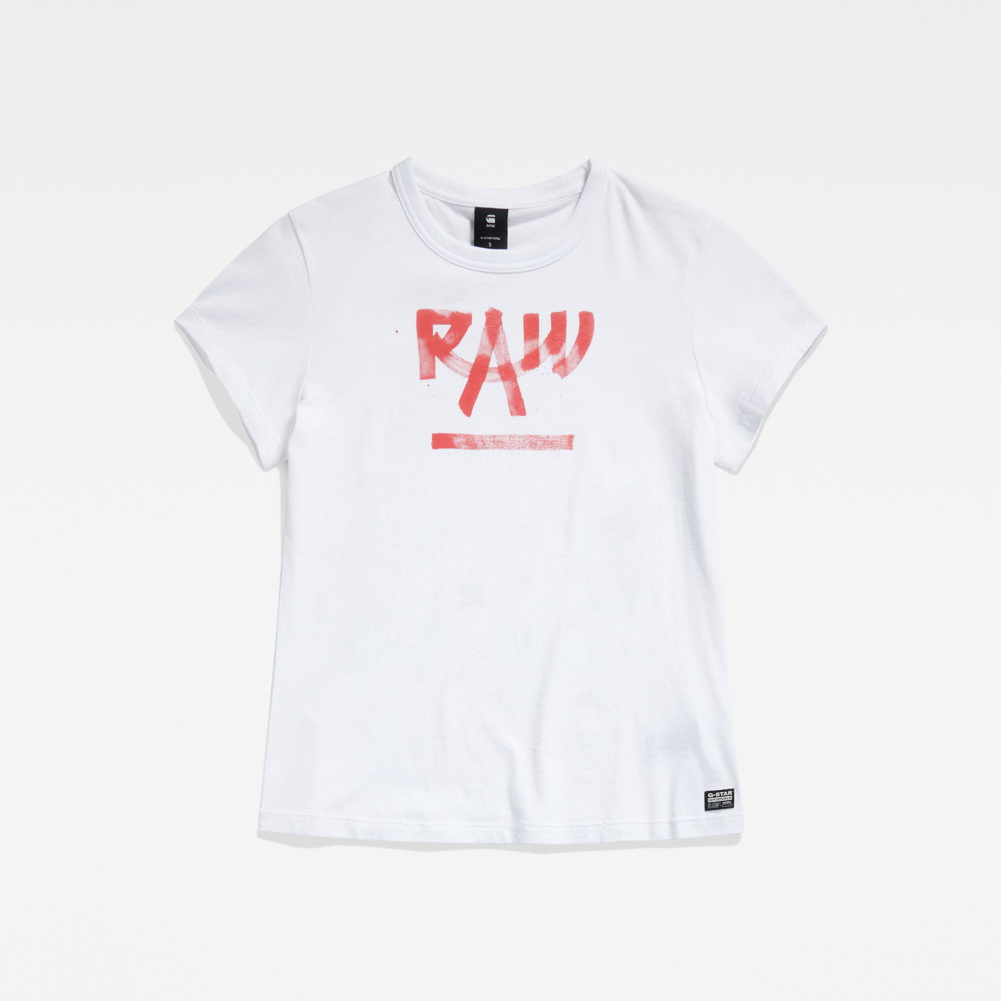 G-Star RAW Calligraphy Graphic Top Wit Dames