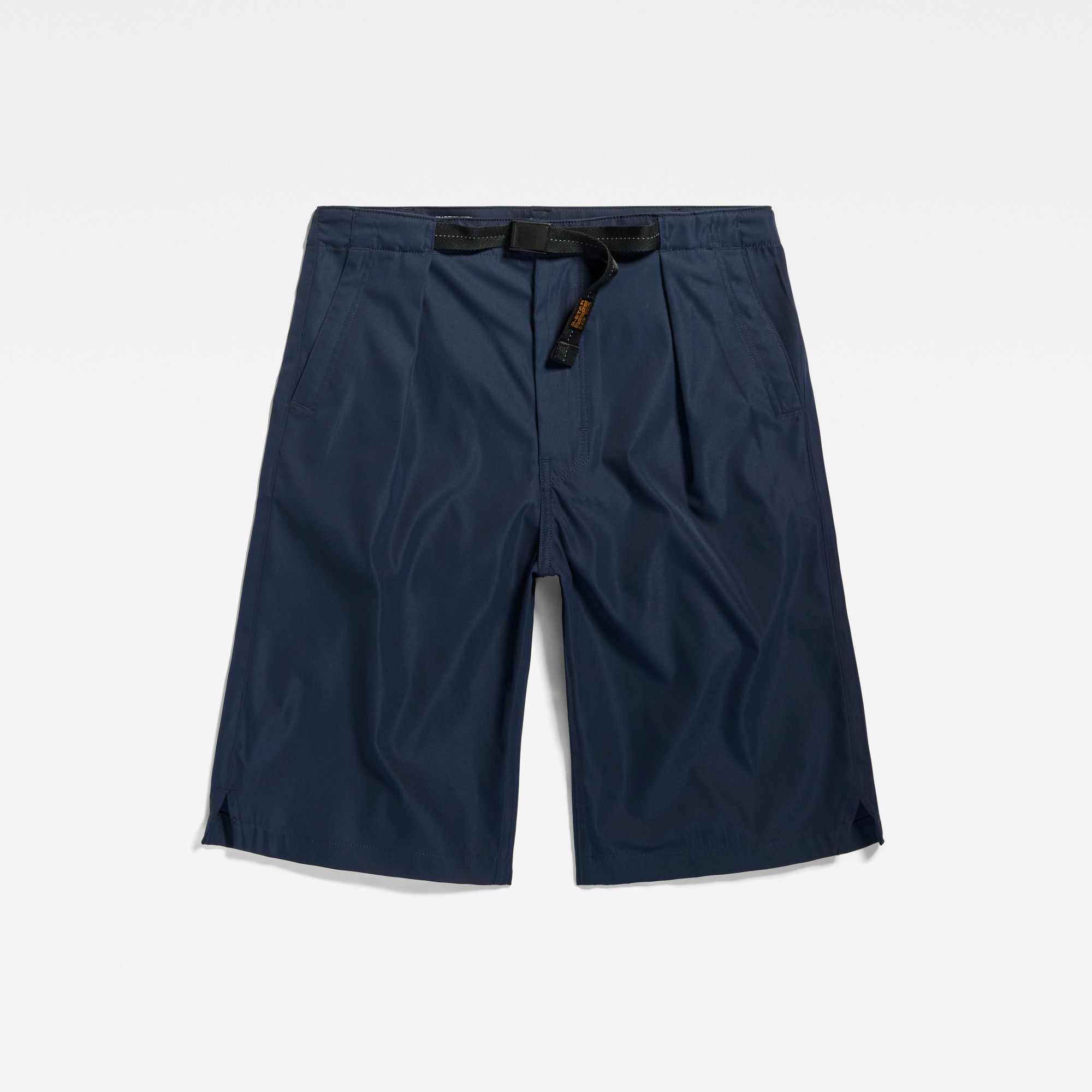 G-Star RAW Pleated Chino Belt Short Donkerblauw Heren