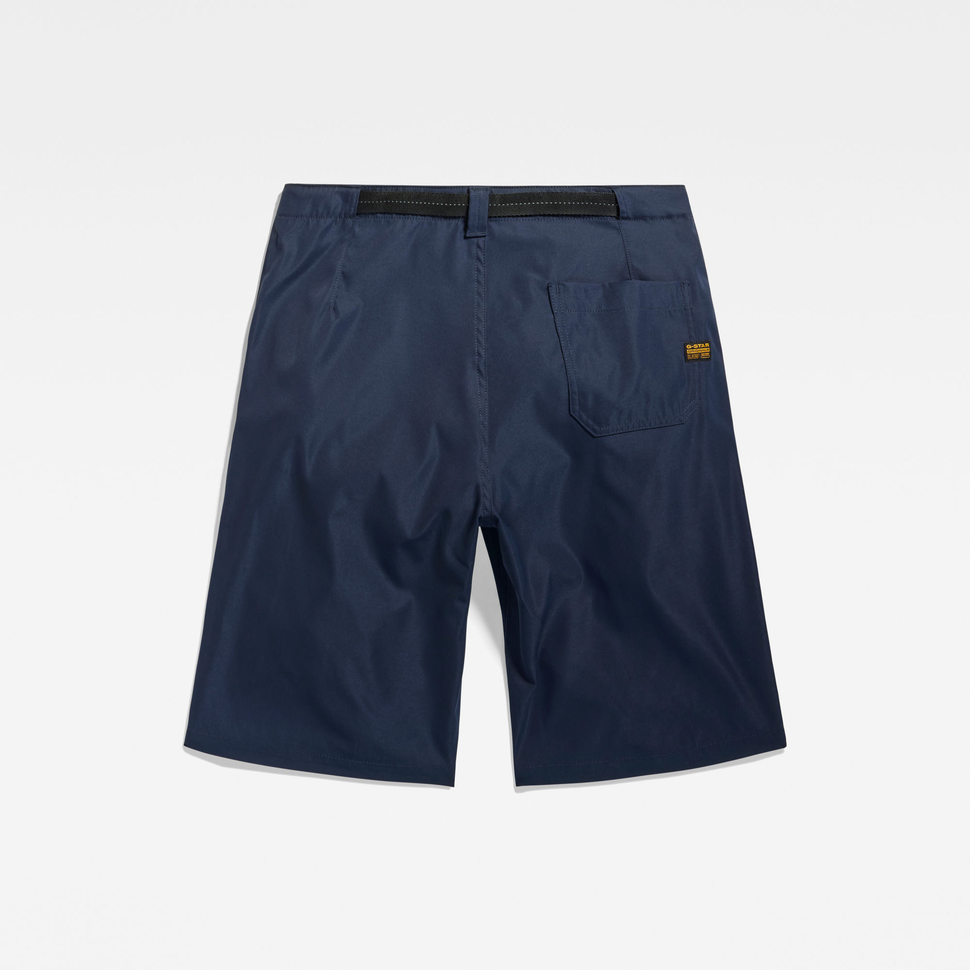 G-Star RAW Pleated Chino Belt Short Donkerblauw Heren