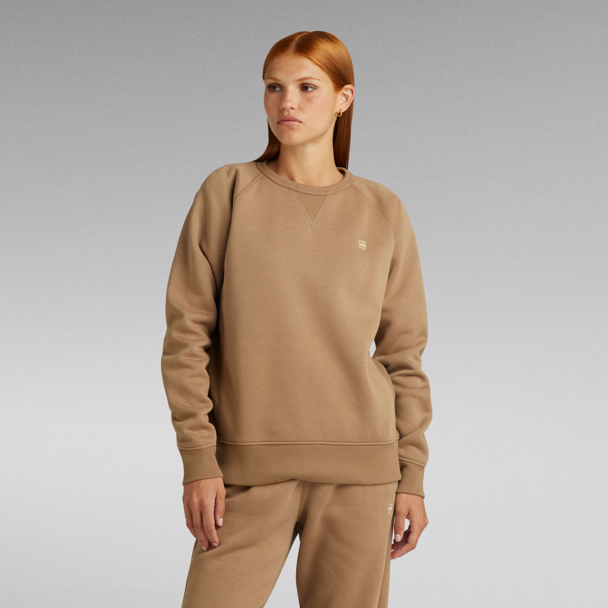 G-Star RAW Premium Core 2.0 Sweater Beige Dames