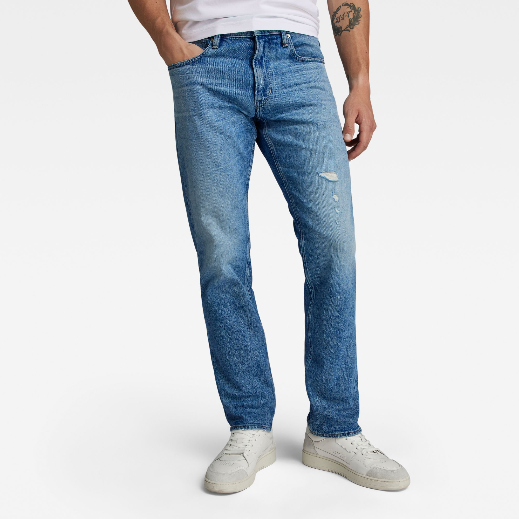 

Mosa Straight Jeans - Light blue - Men