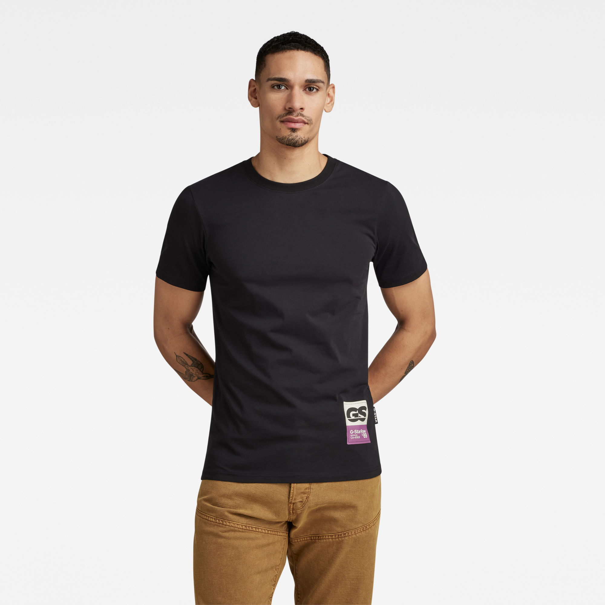 

Back Graphic Slim T-Shirt - Schwarz - Herren