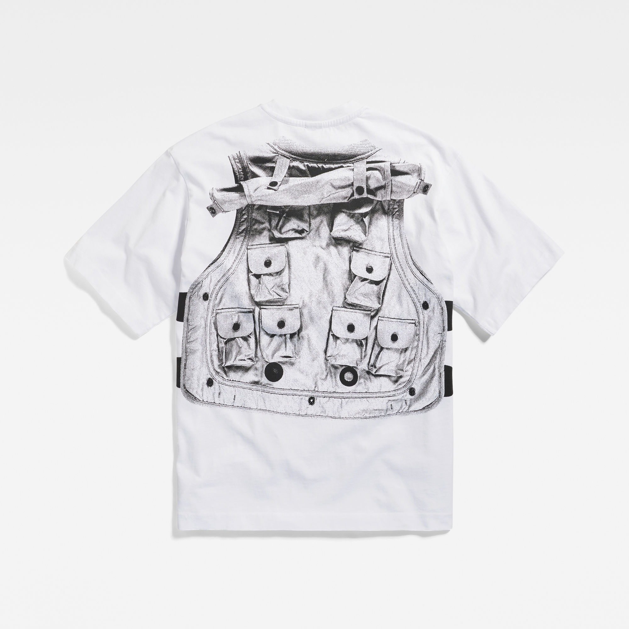 G-Star RAW Archive Vest Boxy T-Shirt Wit Heren