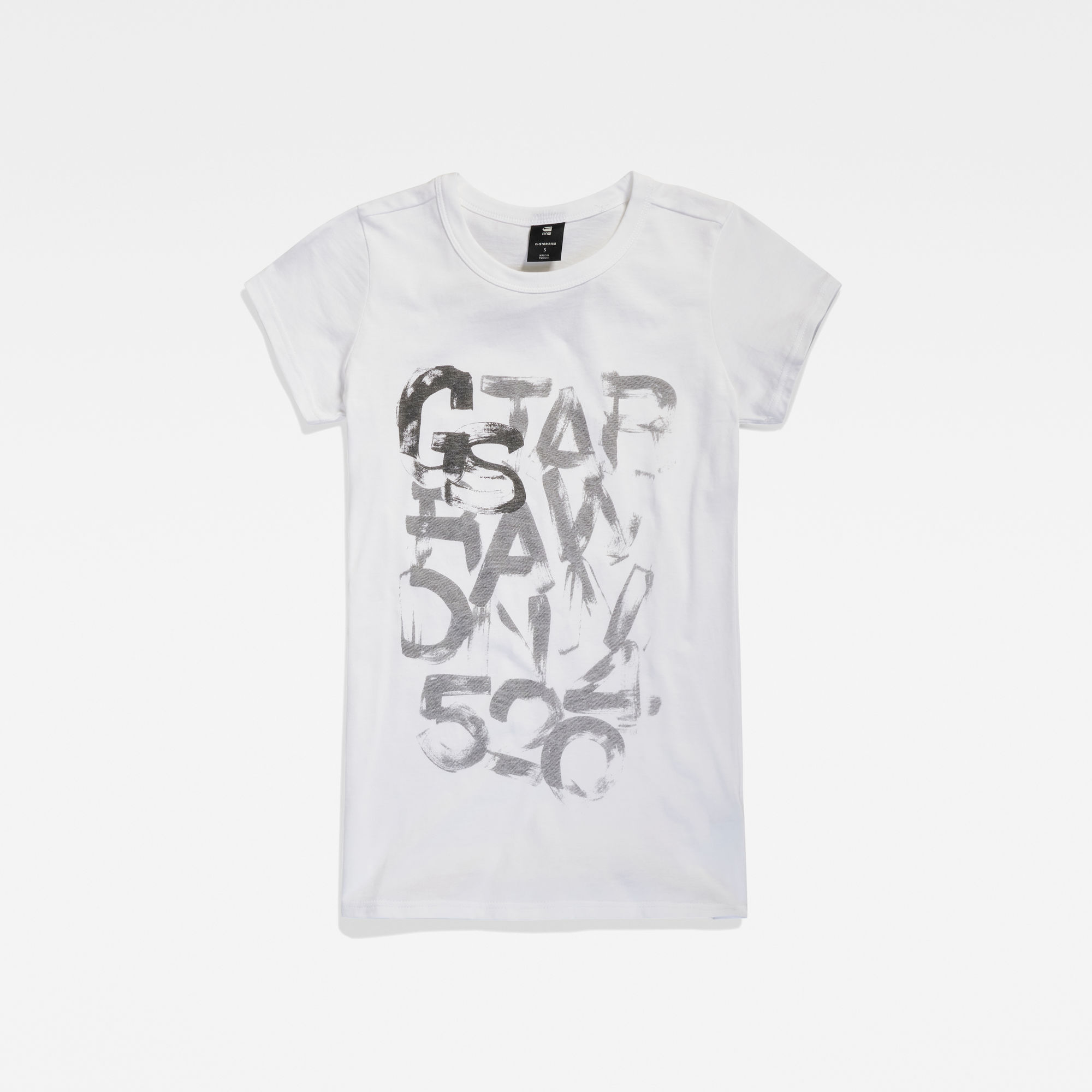 G-Star RAW Graphic 2 Slim Top Wit Dames