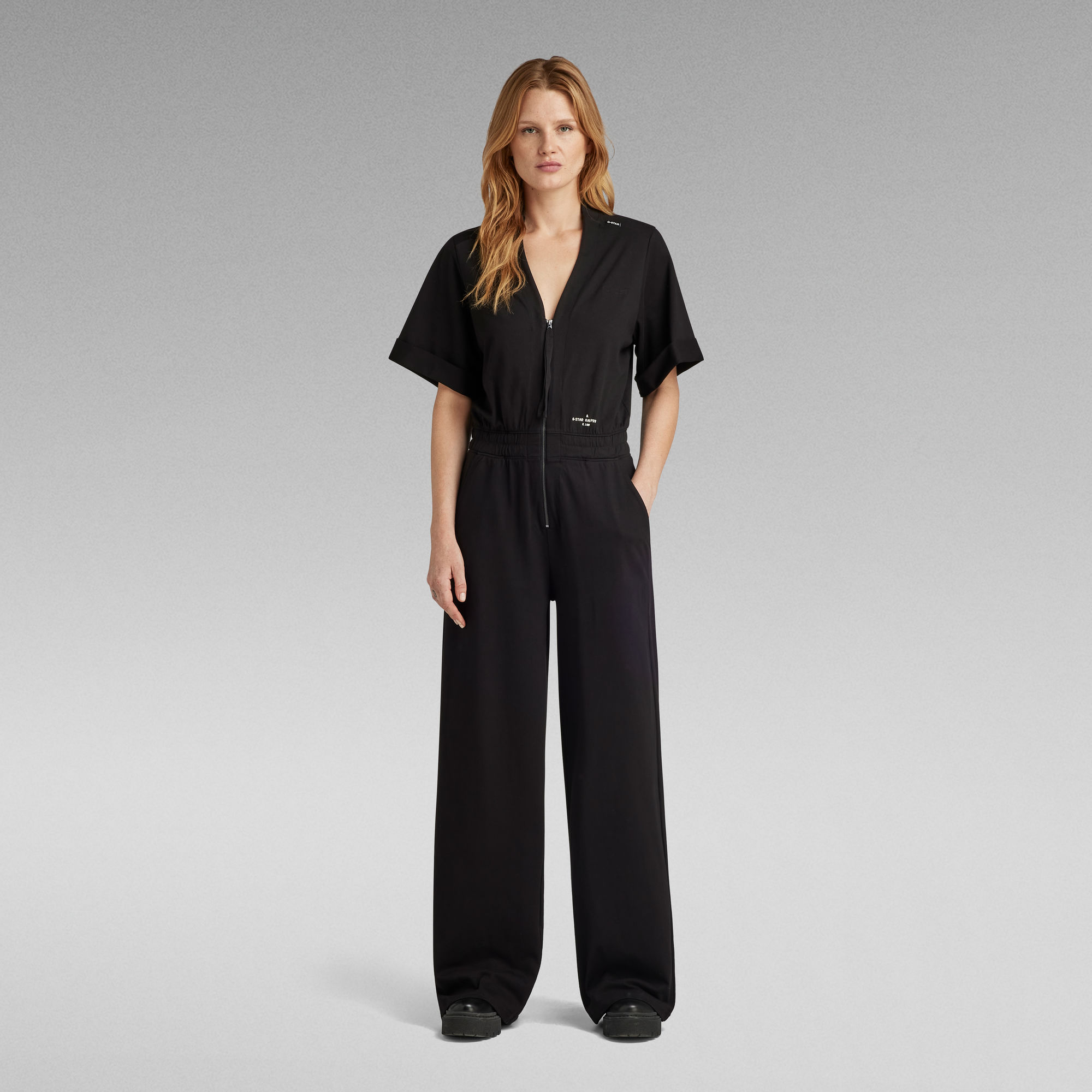 

Blouse Jumpsuit - Zwart - Dames