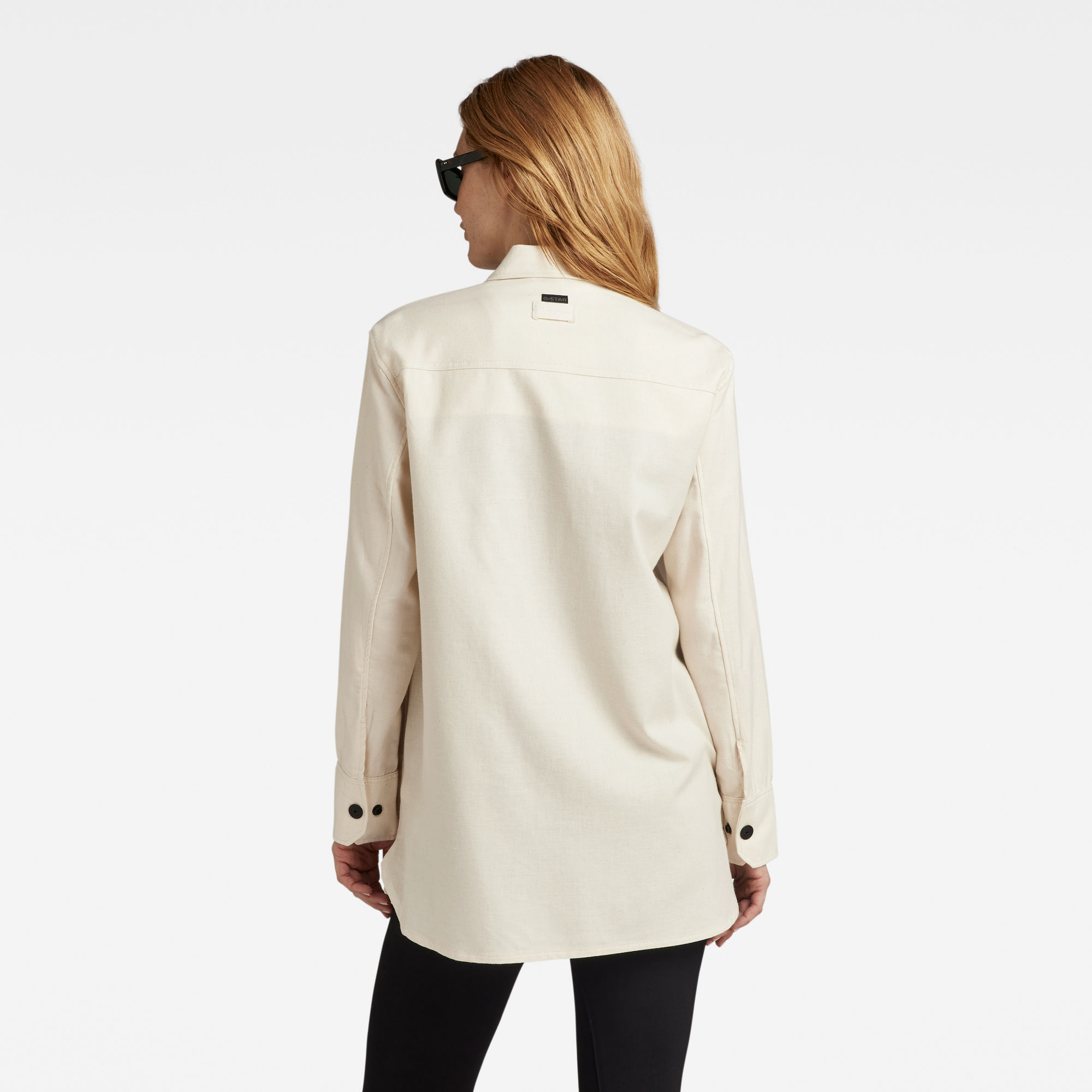 G-Star RAW Boyfriend Overshirt Beige Dames