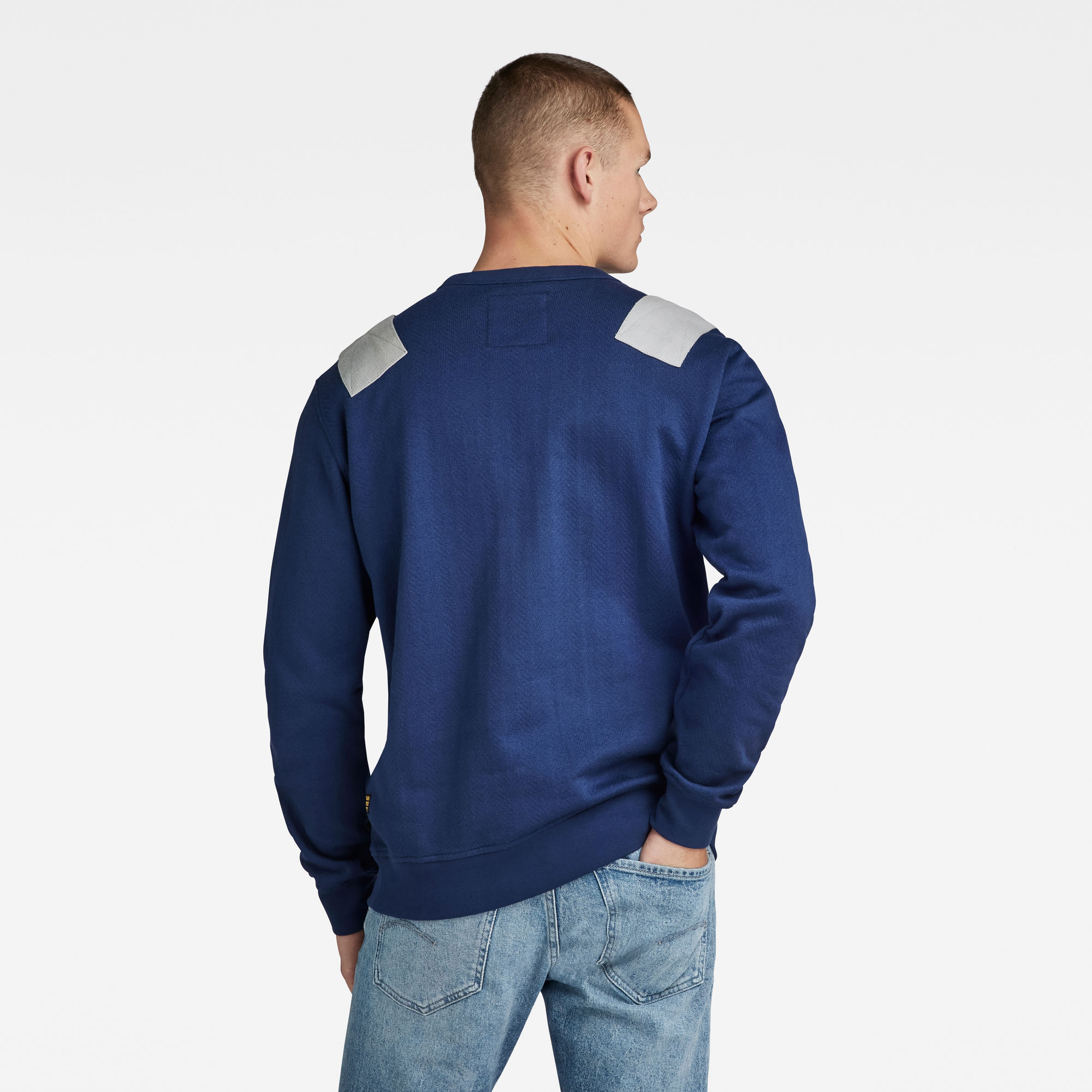 G-Star RAW Flight Deck Sweater Donkerblauw Heren
