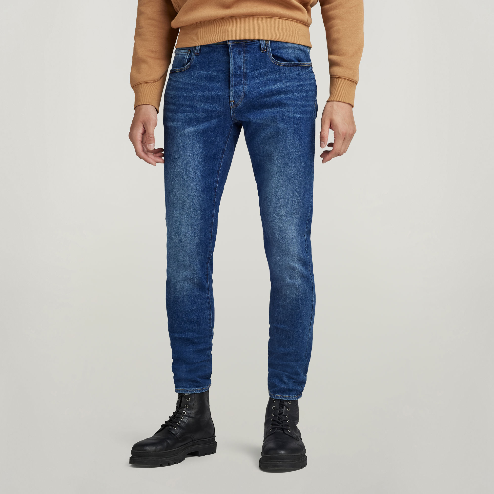 

3301 Slim Jeans - Mittelblau - Herren