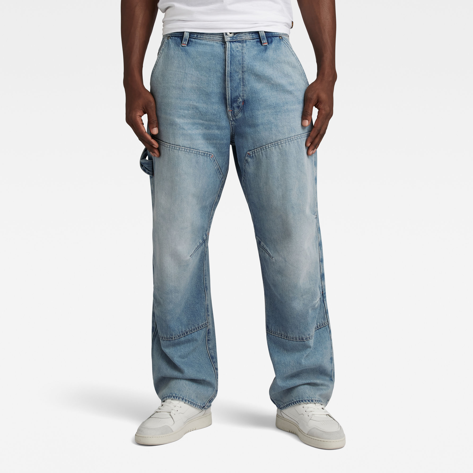 G-Star RAW Carpenter 3D Loose Jeans Lichtblauw Heren