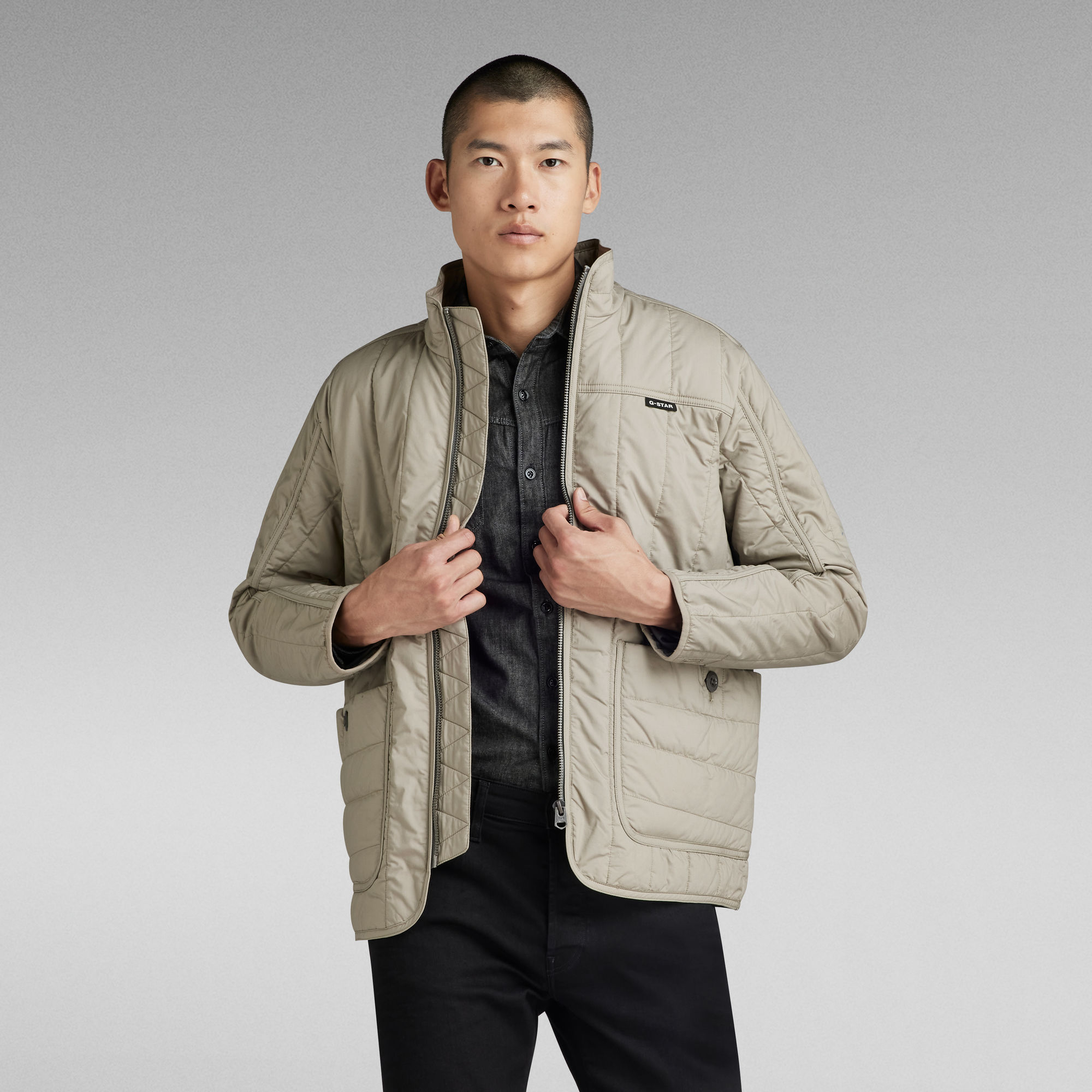 

Liner Overshirt - Grey - Men