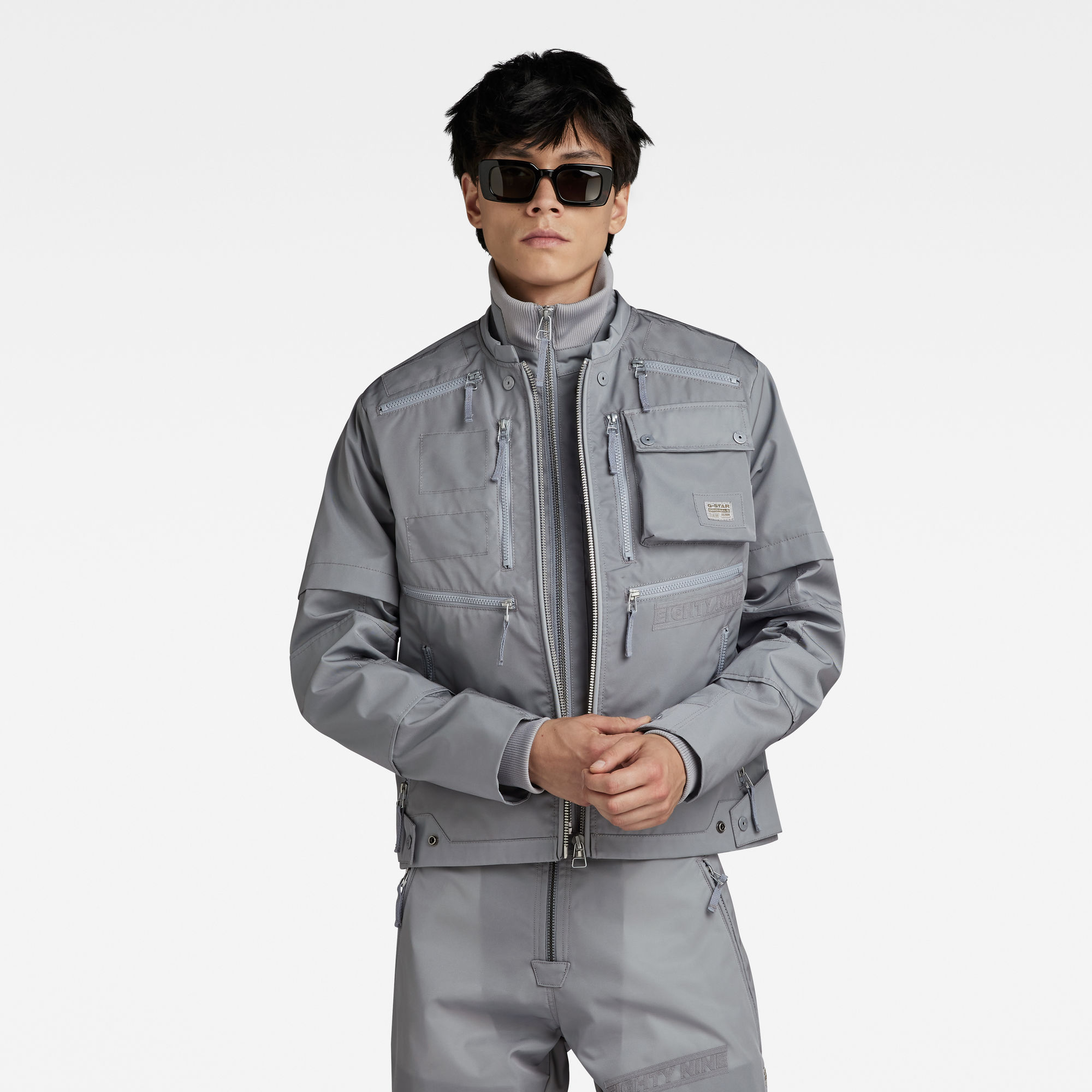 

Premium E 2 In 1 Bodywarmer + Biker Jack - Grijs - Heren