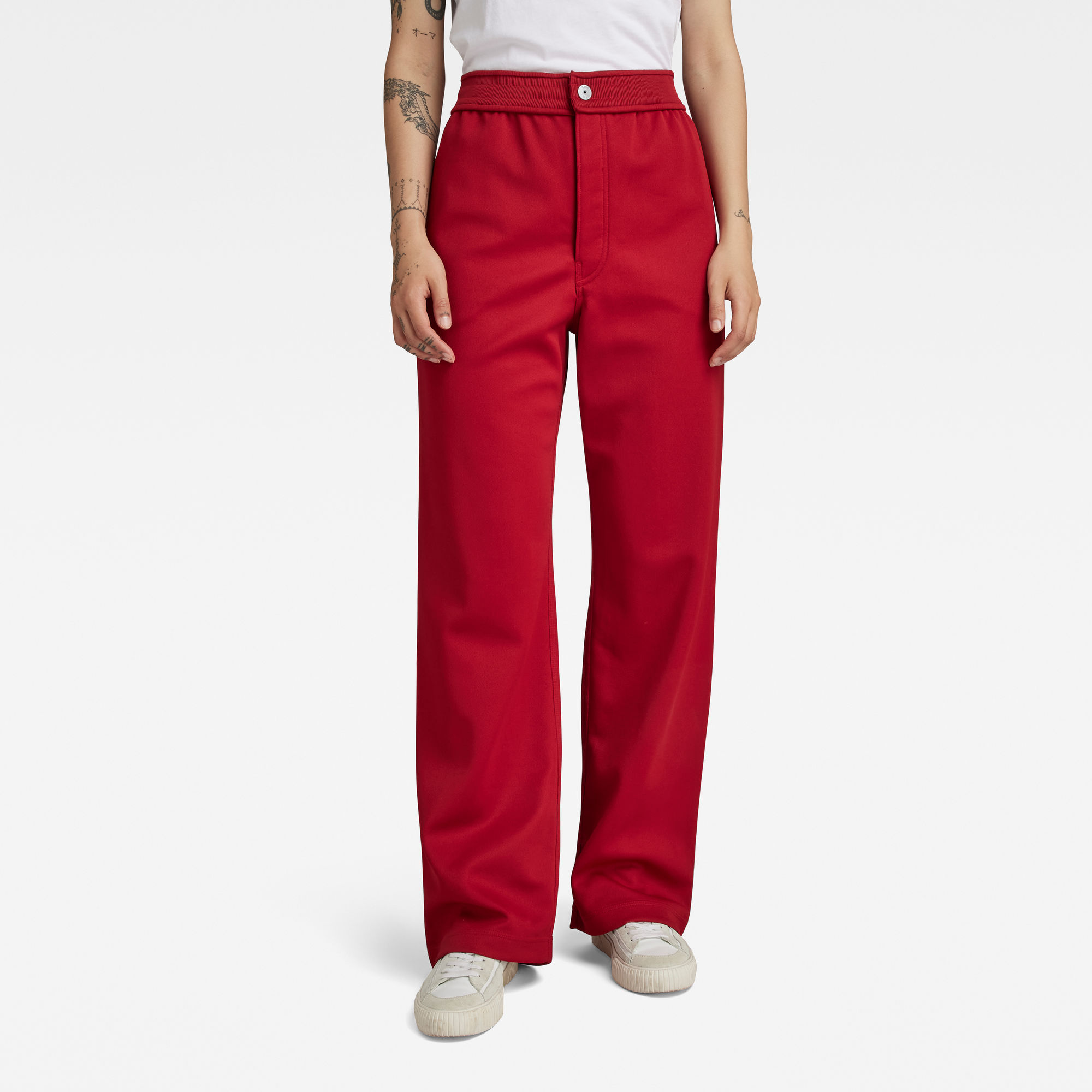 

Stray Track Sweat Pants - Red - Women