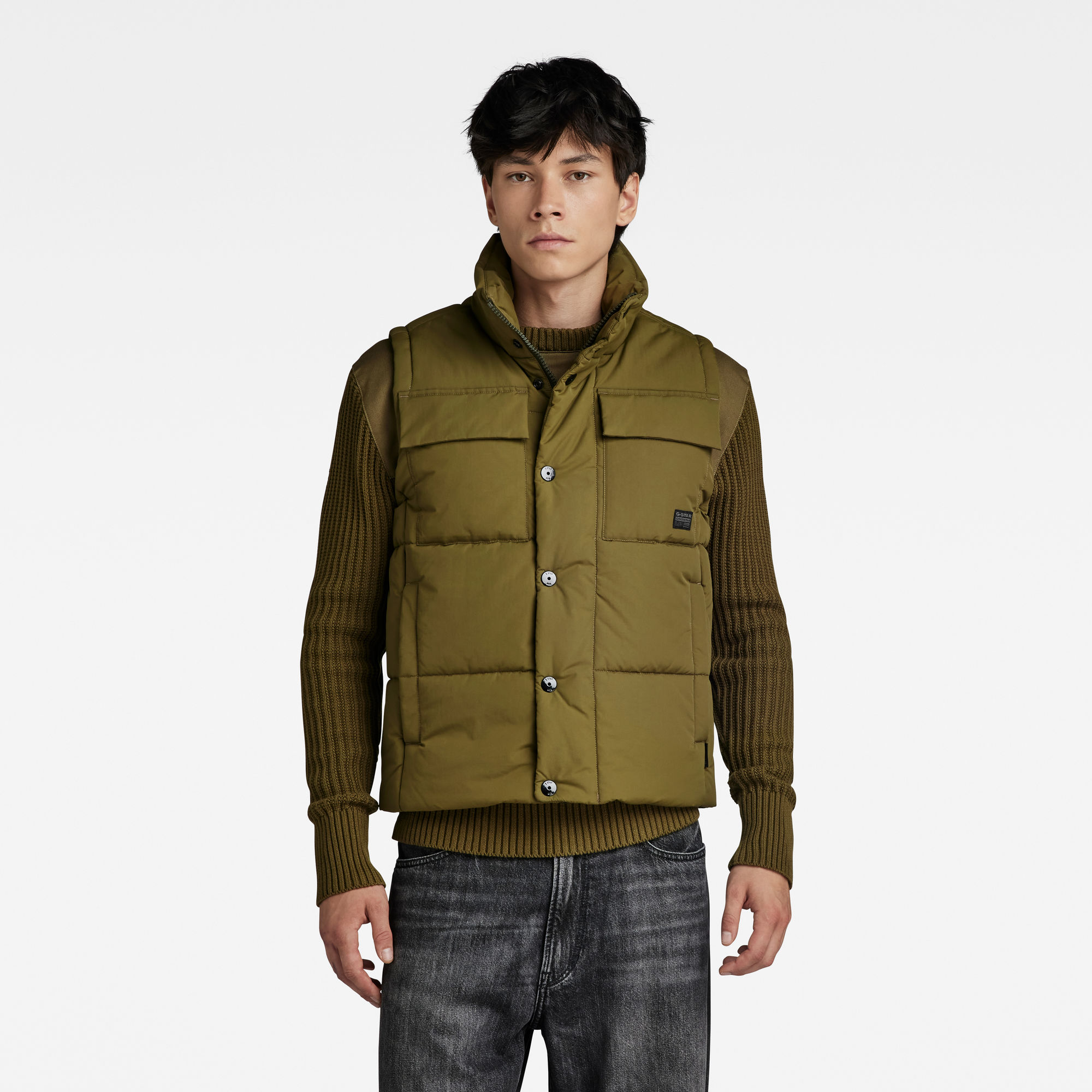 

Gewatteerde Bodywarmer Foundation - Groen - Heren